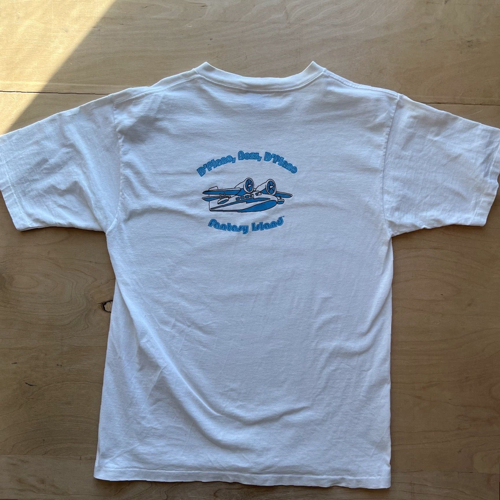 Vintage Vintage Fantasy Island Shirt Large White 90s TV Promo Comedy Funny Shirt Mens White Logo 90s Size US L / EU 52-54 / 3 - 7 Thumbnail