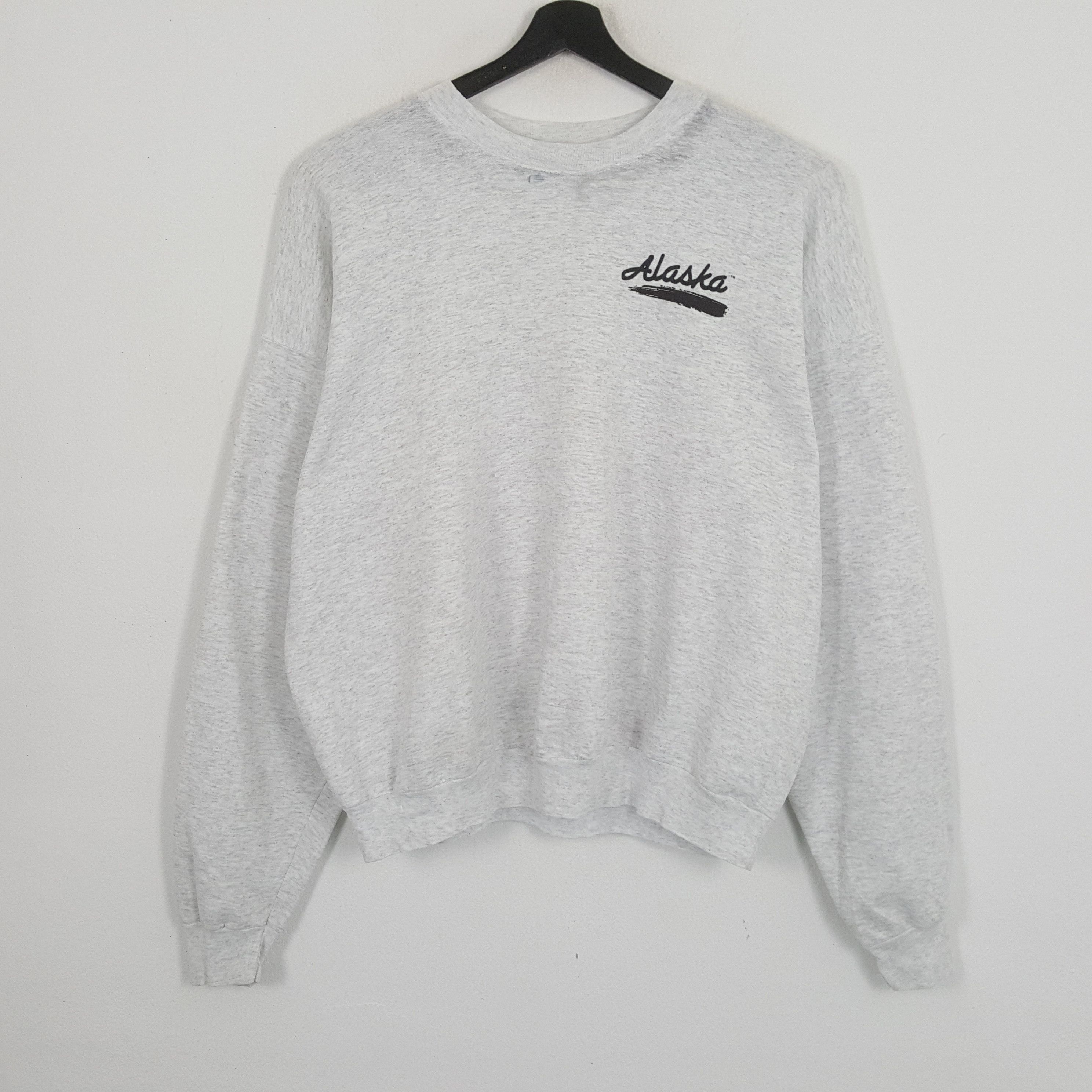 Vintage ALASKA Streetwear Style Vintage Sweatshirt Size US XXL / EU 58 / 5 - 1 Thumbnail