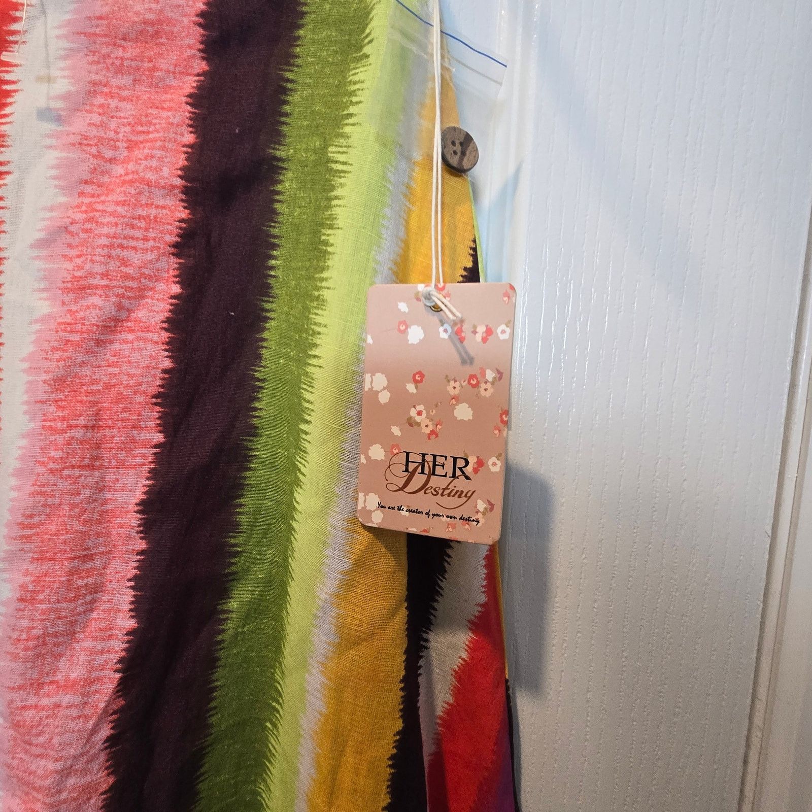 Other NWT Her Destiny button front striped skirt sz L Size 34" / US 12 / IT 48 - 4 Thumbnail