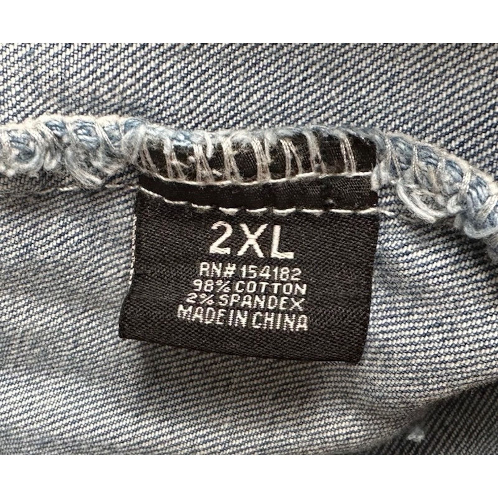 Other Kloud9 Jean Jacket Detachable Fur Collar Distressed 2XL Size US XXL / EU 58 / 5 - 11 Thumbnail