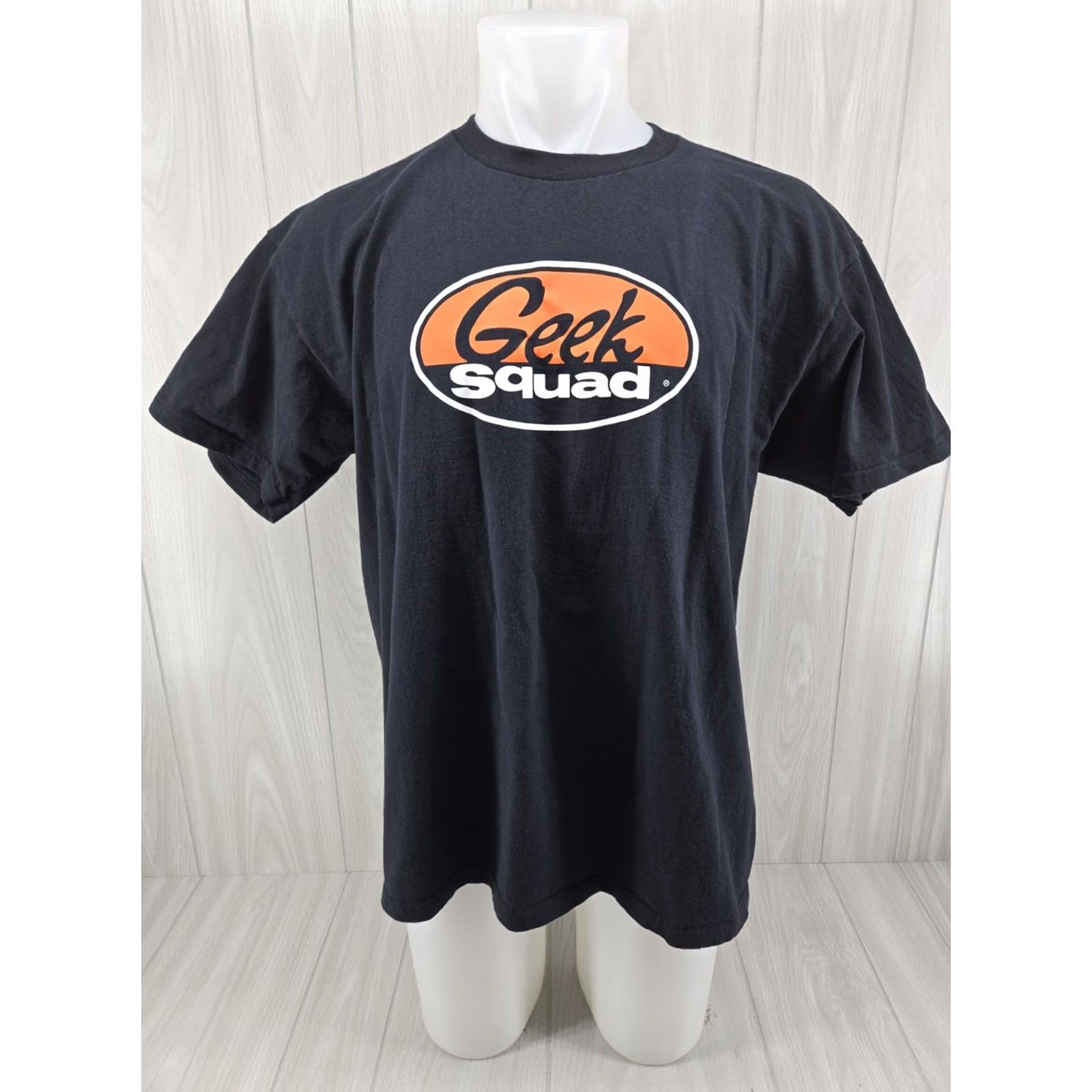 Fruit Of The Loom VINTAGE Fruit of the Loom Geek Squad T Shirt Graphic Mens XL Black Size US XL / EU 56 / 4 - 2 Thumbnail