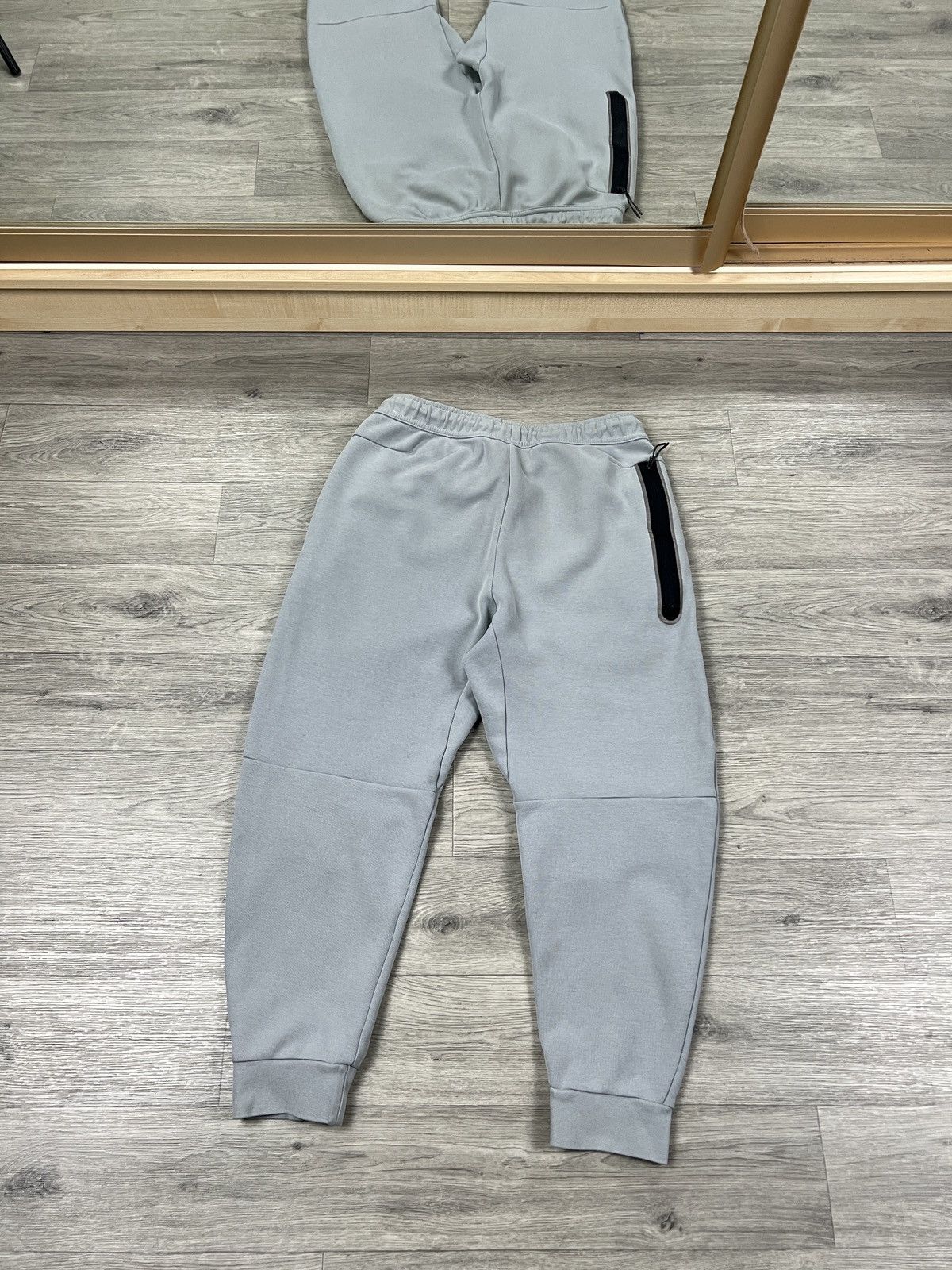 Nike Pants Nike Tech Fleece Light Blue/Grey Men’s Size M Size US 32 / EU 48 - 2 Thumbnail