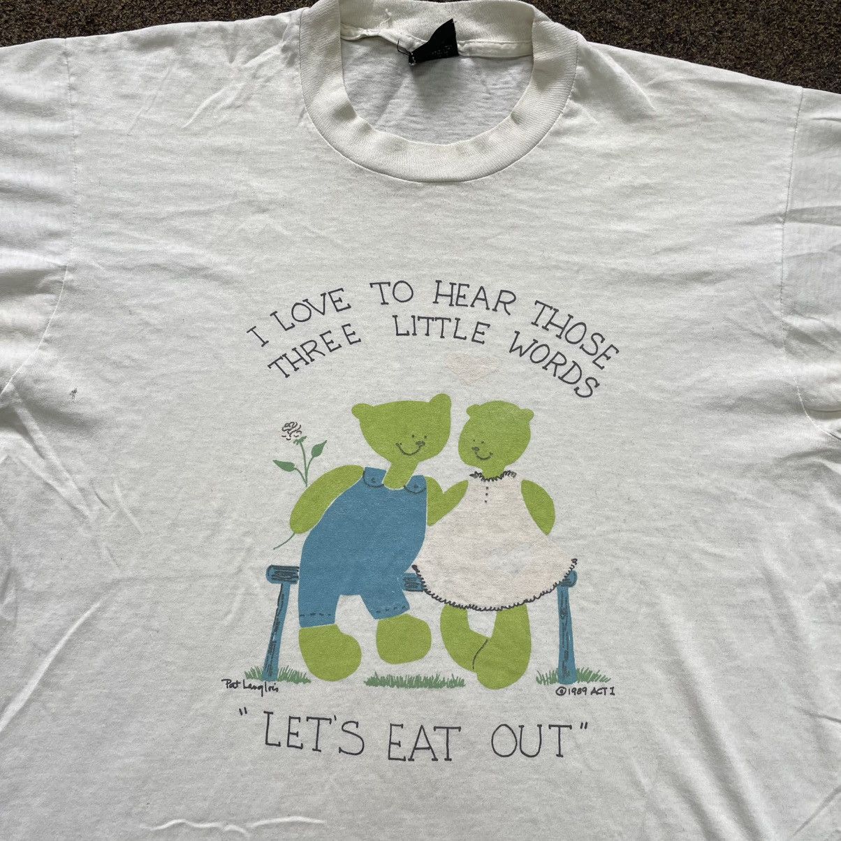 Vintage Vintage Y2K Sun Faded Graphic Tee Lets Eat Bears Skate XL Size US XL / EU 56 / 4 - 2 Thumbnail