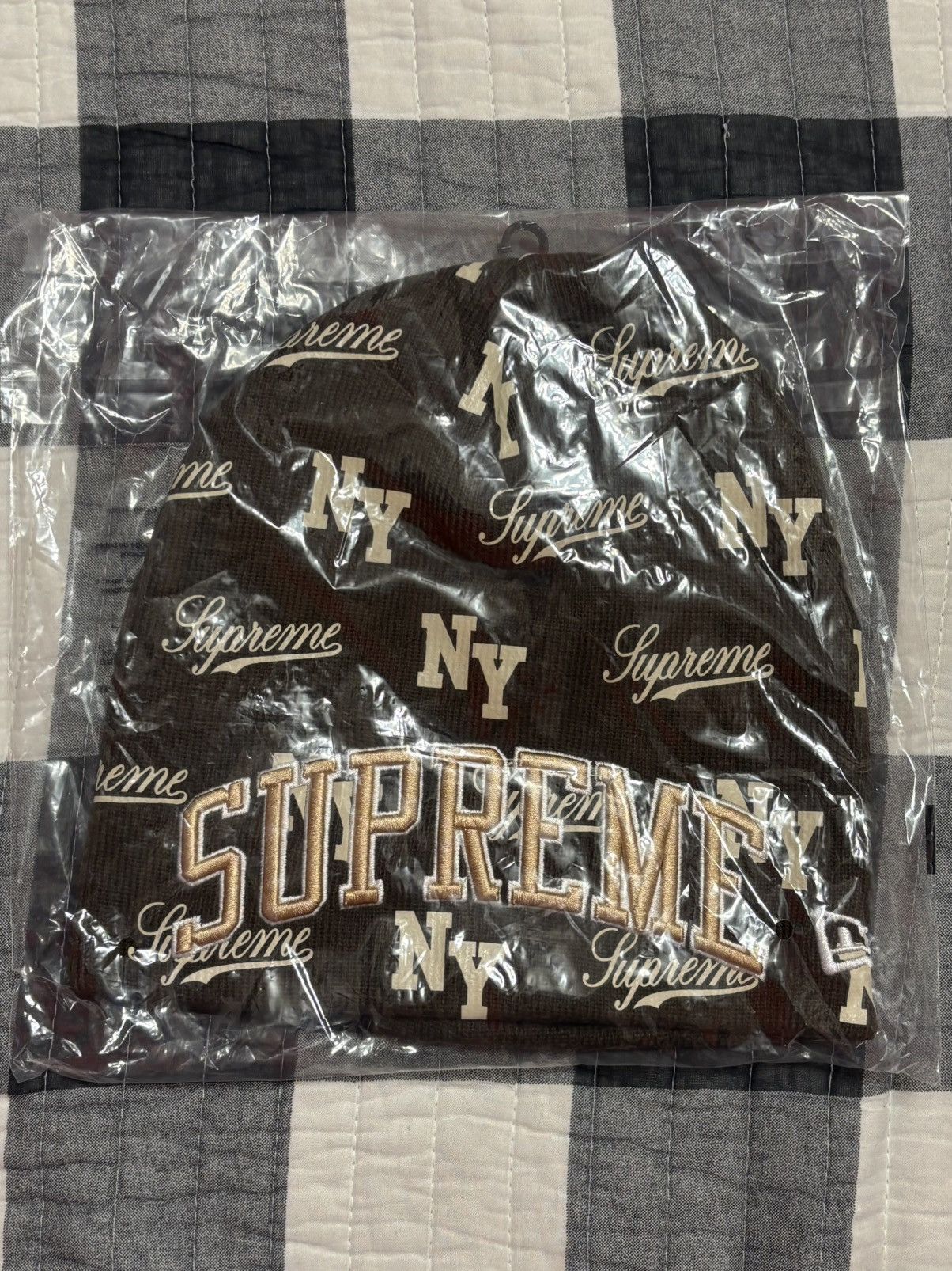 Supreme Supreme Monogram Beanie Size ONE SIZE - 1 Thumbnail