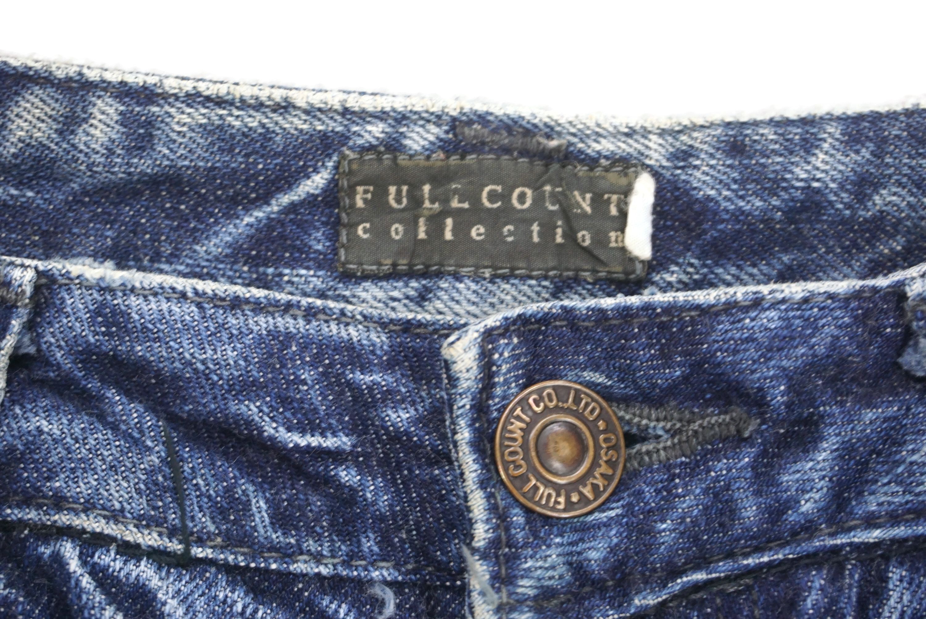 Japanese Brand FULLCOUNT Selvedge Jeans fits W28xL29 Low-Rise Straight Leg Size US 28 / EU 44 - 15 Thumbnail
