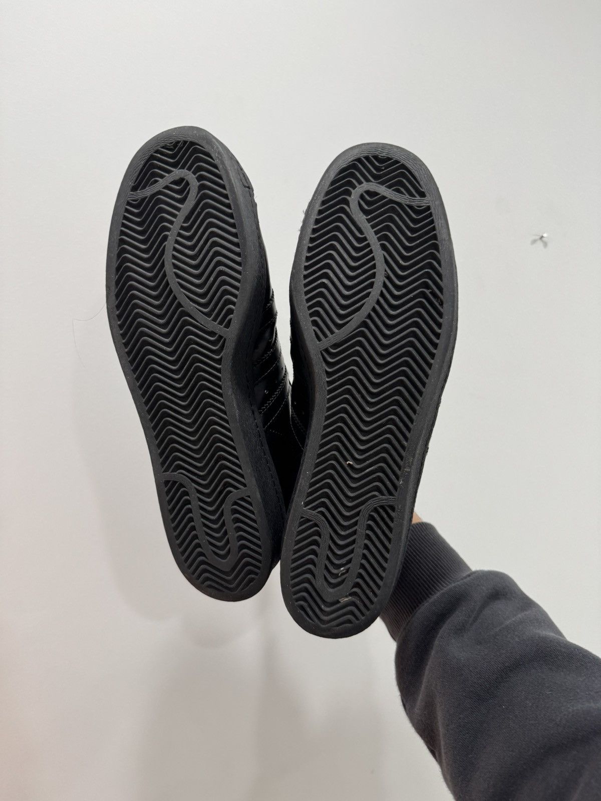 Adidas × Prada Prada Adidas Superstar Black Size US 10.5 / EU 43-44 - 8 Thumbnail