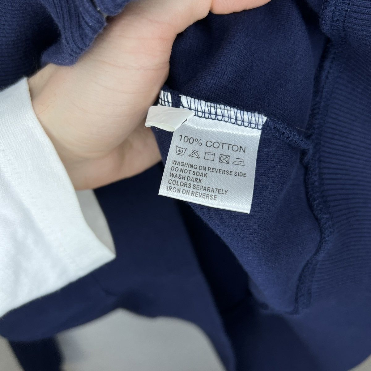 Designer × Yves Saint Laurent Yves Saint Laurent YSL Hoodie Zip Sweatshirt Navy Logo Size US L / EU 52-54 / 3 - 4 Thumbnail
