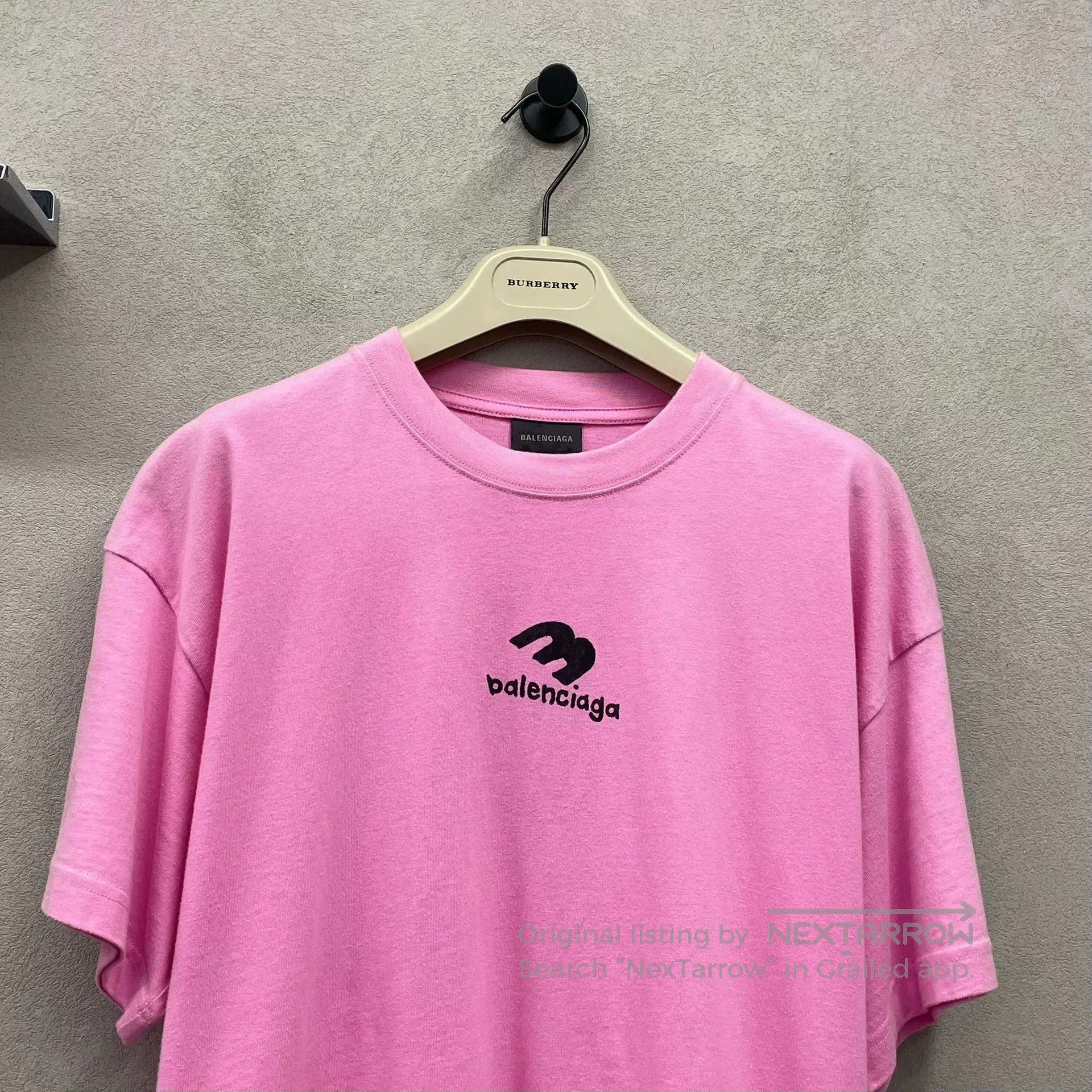 Balenciaga Balenciaga Pink 3B Logo Short. Size L / US 10 / IT 46 - 4 Thumbnail