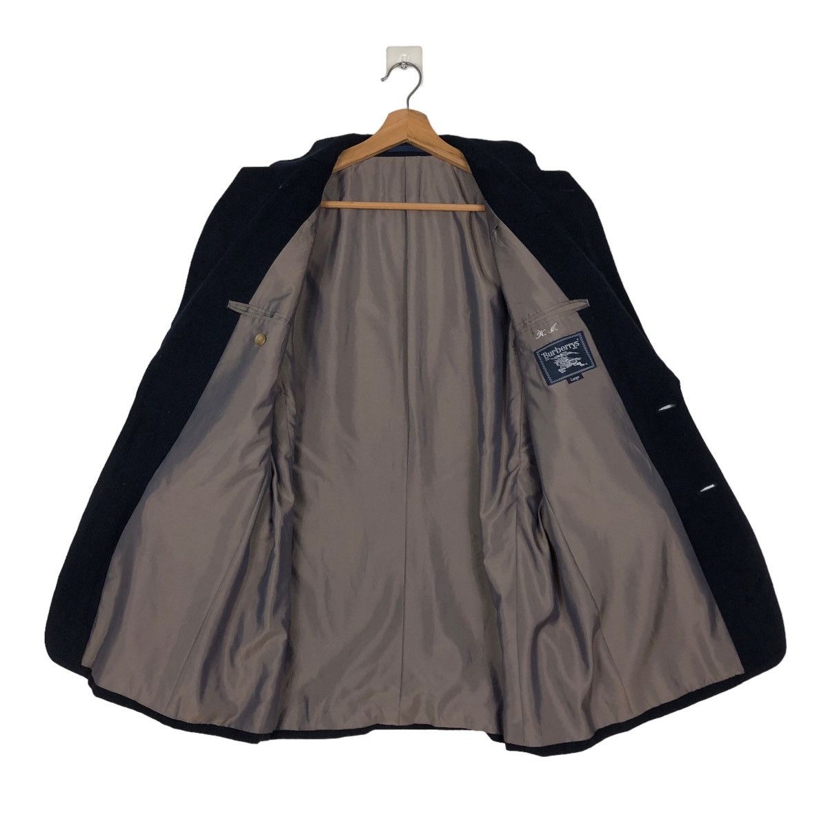 Burberry 🔥Vintage Wool Jacket Chore Burberrys Double Breast Size US L / EU 52-54 / 3 - 13 Thumbnail