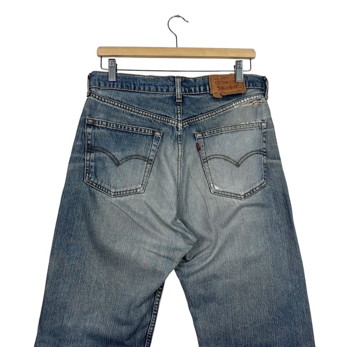 Levi's Vintage Levis Distressed Motive Denim Jeans Size US 32 / EU 48 - 9 Thumbnail