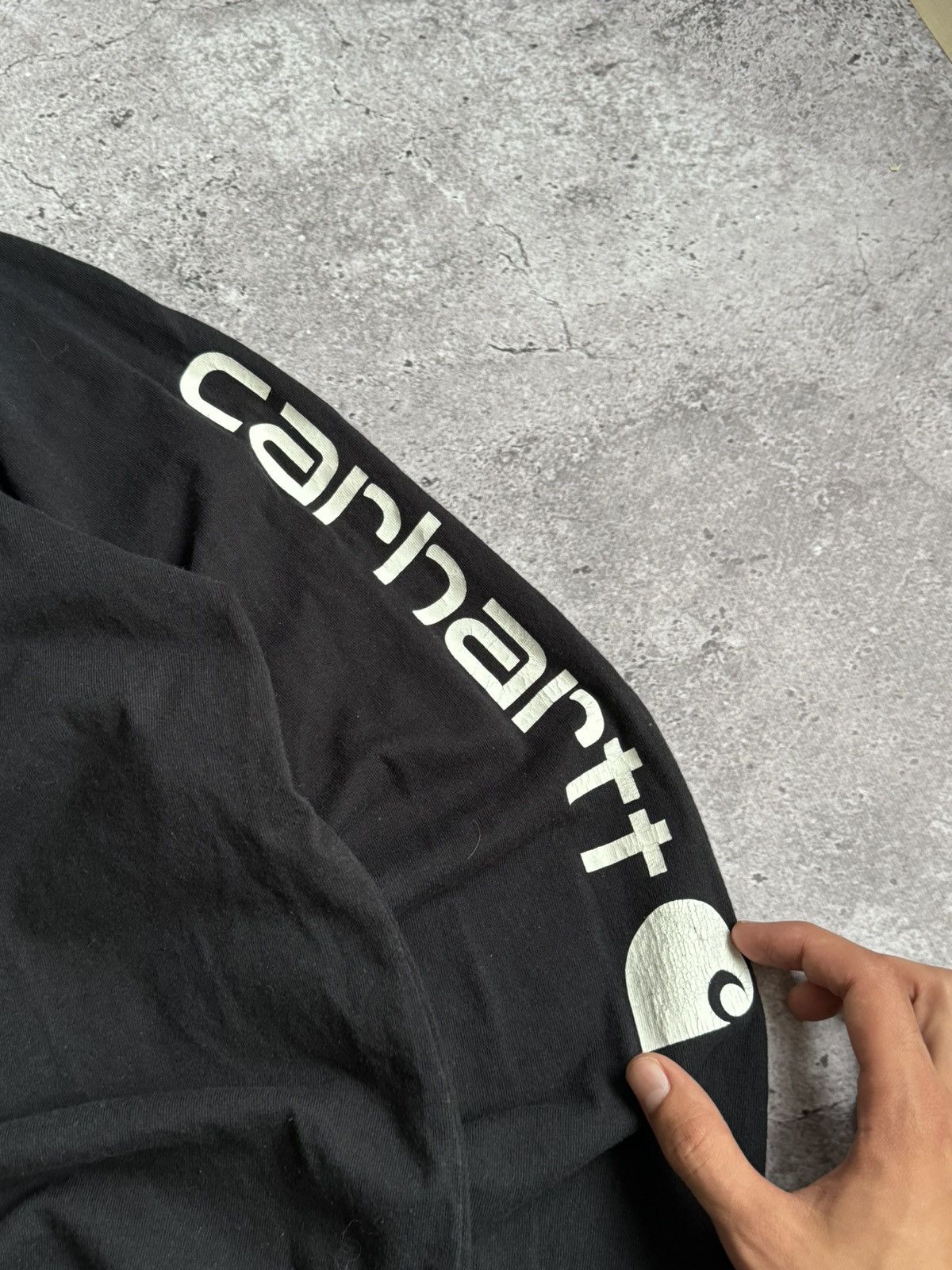 Carhartt × Vintage Vintage Carhartt big logo Y2K oversized long sleeve Size US XL / EU 56 / 4 - 4 Thumbnail