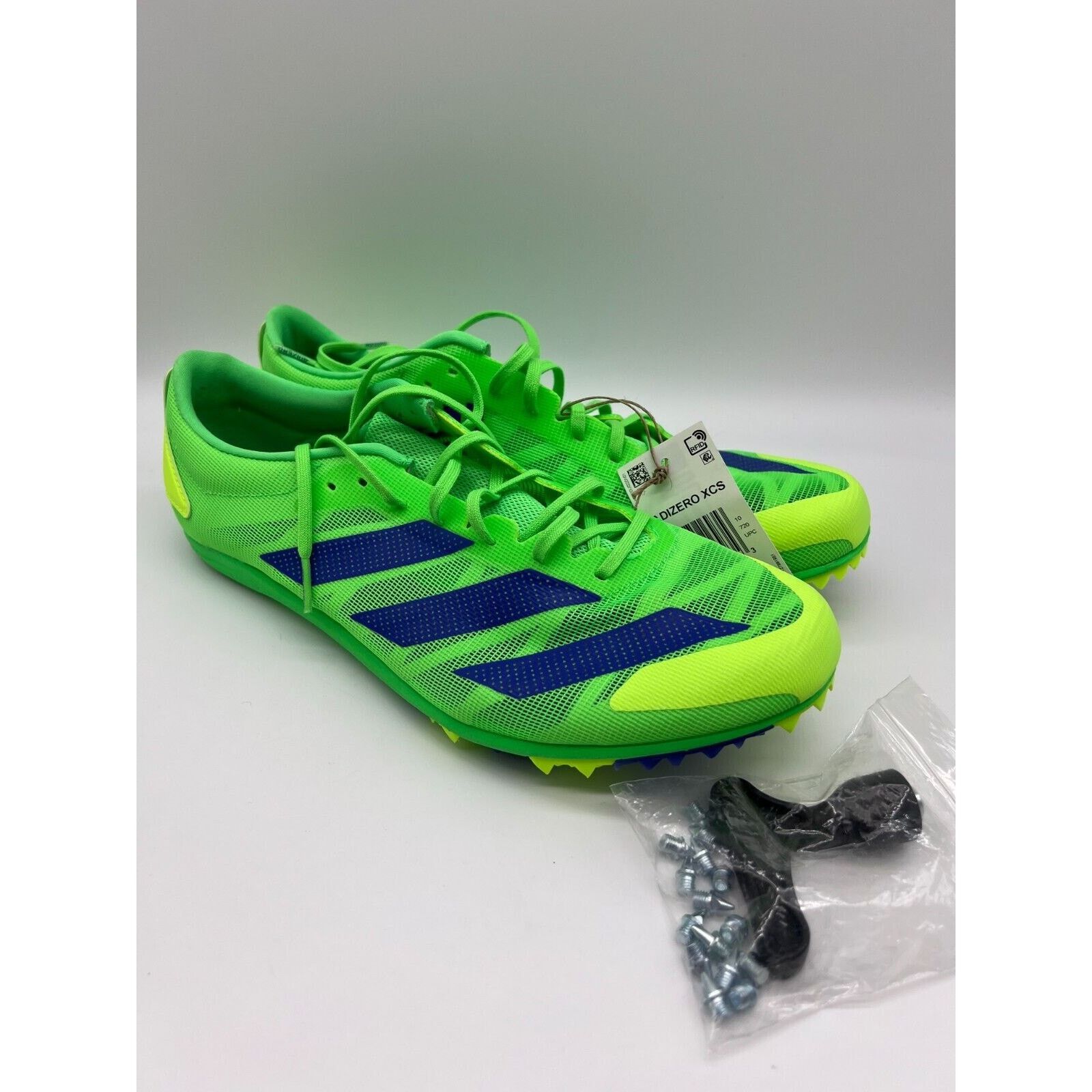 Adidas Adidas AdiZero XCS Mens Track Spikes Green Blue FZ2481 10.5 Size US 10.5 / EU 43-44 - 16 Thumbnail