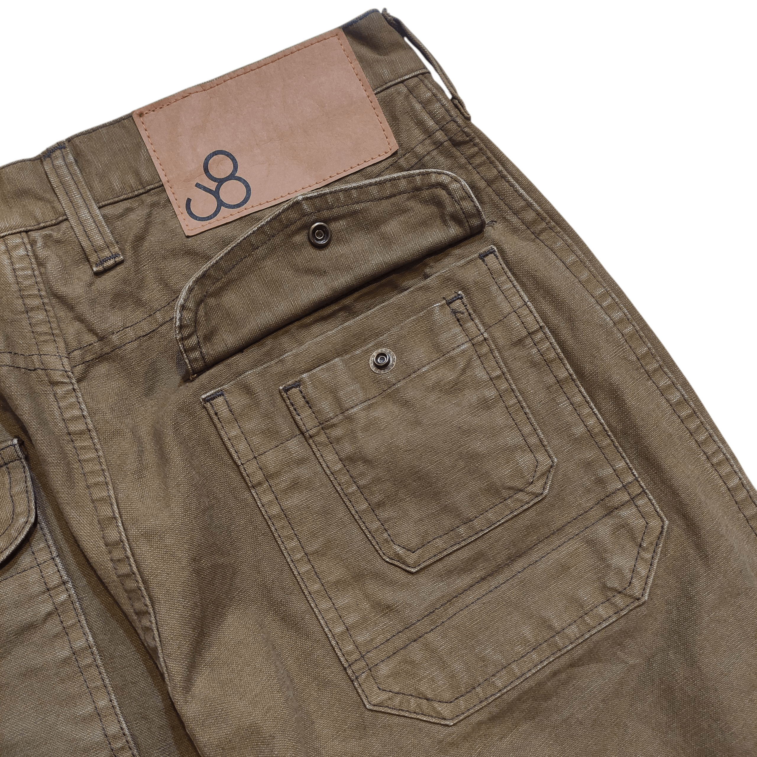 KOJIMA GENES Johnbull Bush Pants Duck canvas Vintage 2000s Size US 30 / EU 46 - 7 Thumbnail