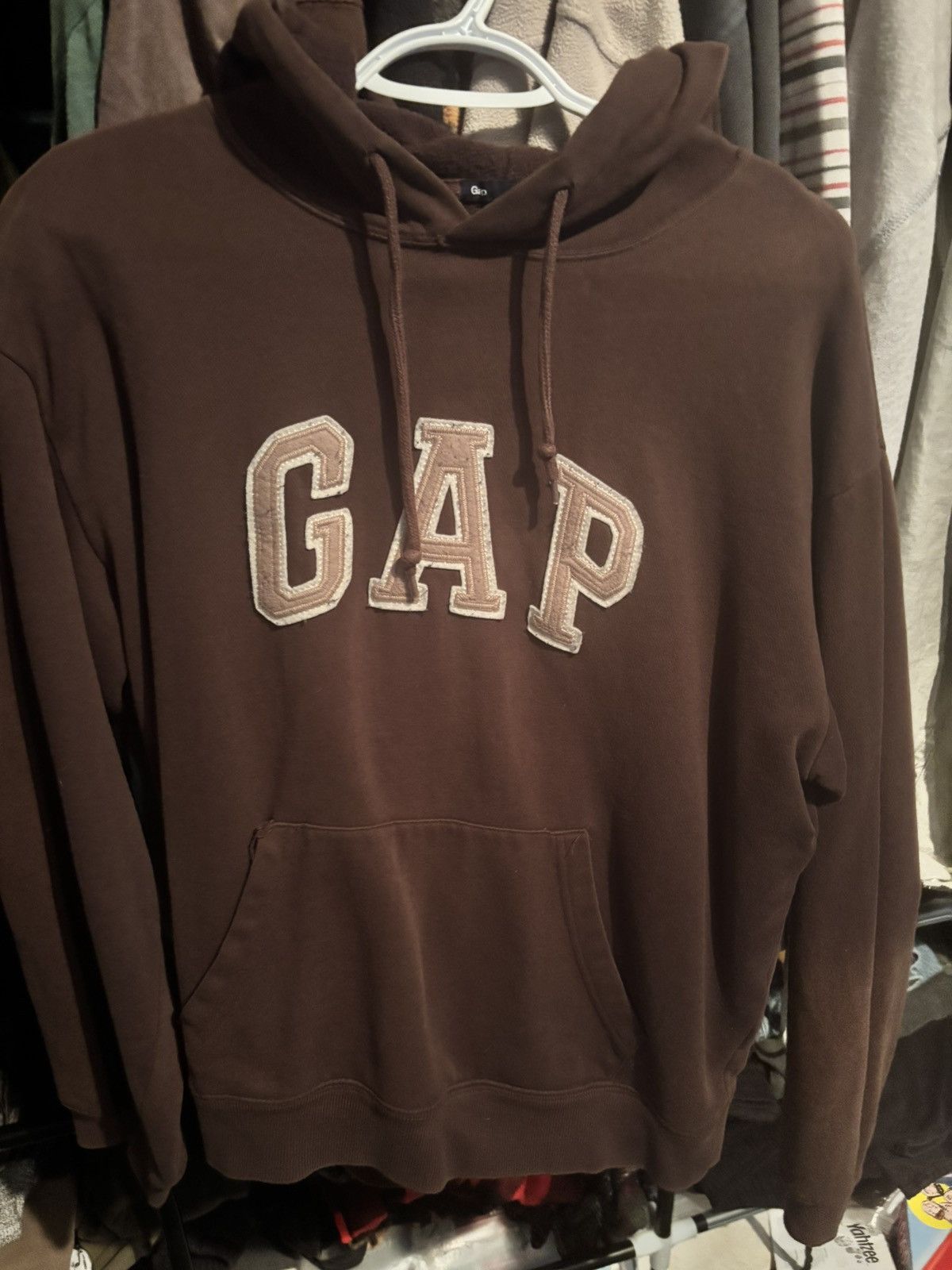 Gap Brown vintage gap hoodie Size US S / EU 44-46 / 1 - 1 Thumbnail