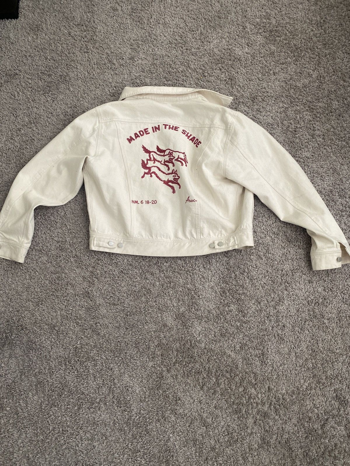No Maintenance No maintenance Made in the Shade Ecru Denim jacket Size US L / EU 52-54 / 3 - 4 Thumbnail