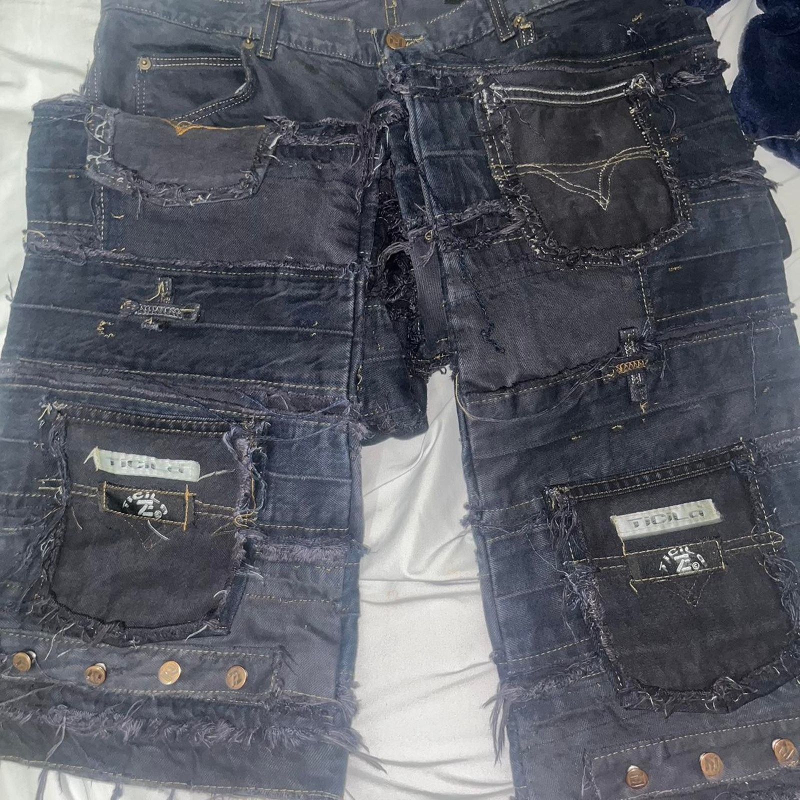 Other Black Dyed ticila 7 star rocker jeans size Size US 32 / EU 48 - 2 Thumbnail