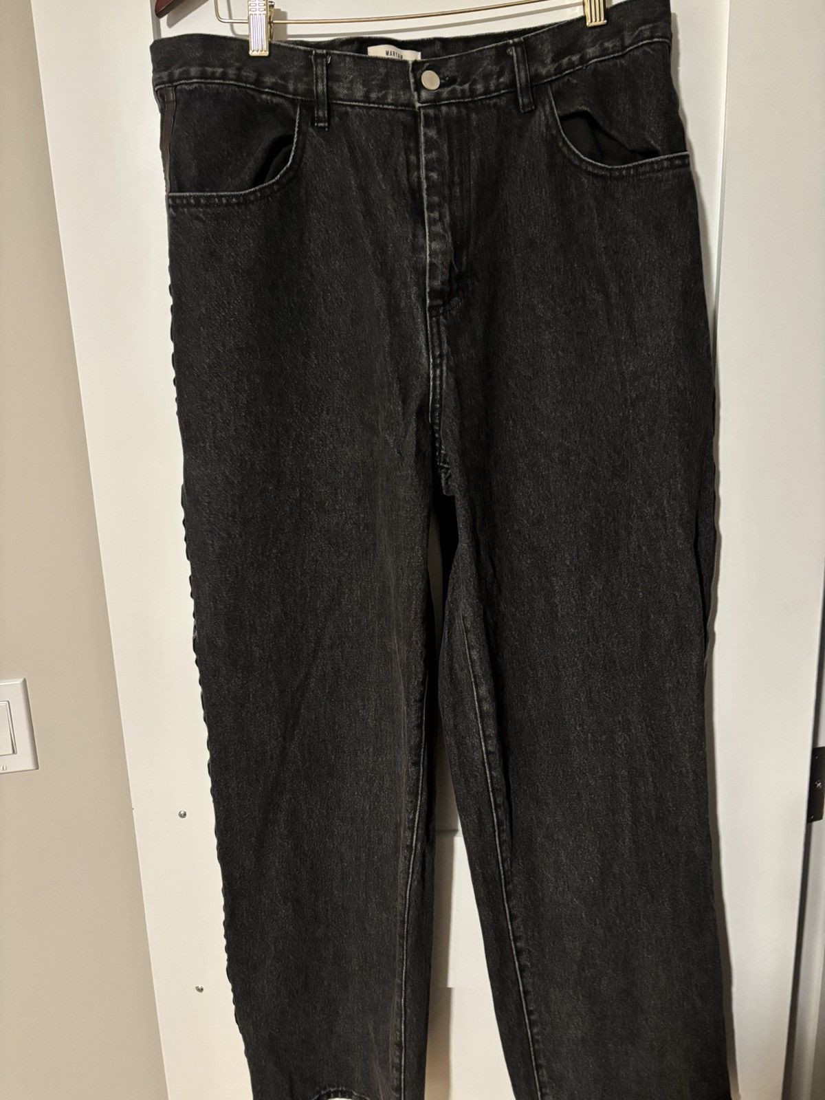 Maryam Nassir Zader 34 waist black denims