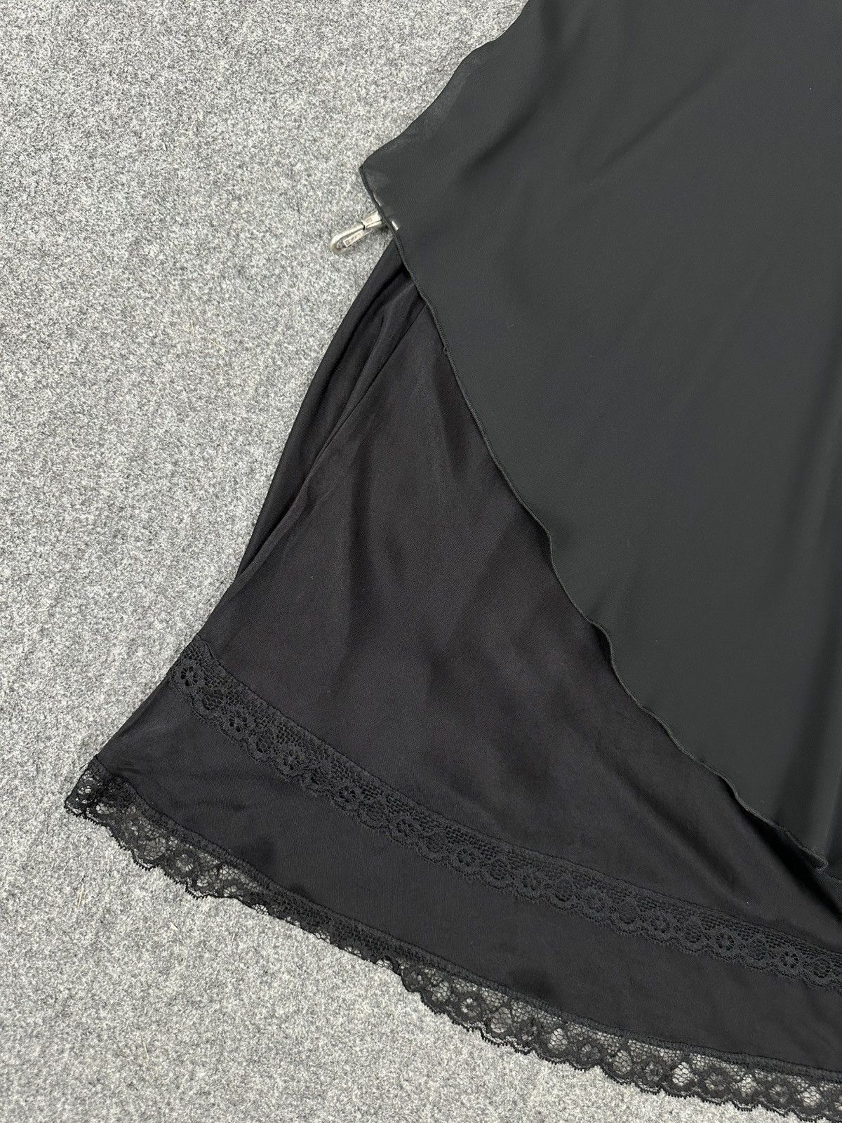 Diesel Diesel - Bondage Belted Two Layer Polyester Midi Skirt Size 34" / US 12 / IT 48 - 13 Thumbnail