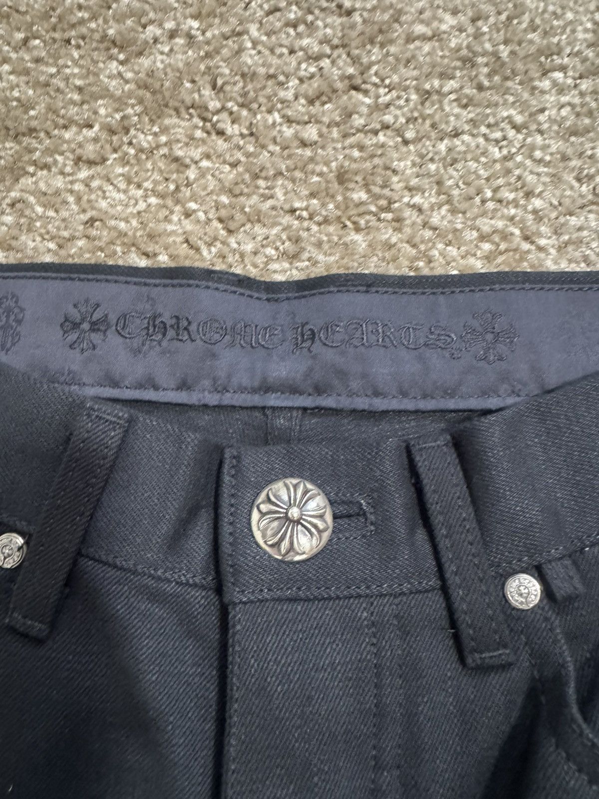 Chrome Hearts Chrome Hearts Fleur Denim Jeans Size US 30 / EU 46 - 6 Thumbnail