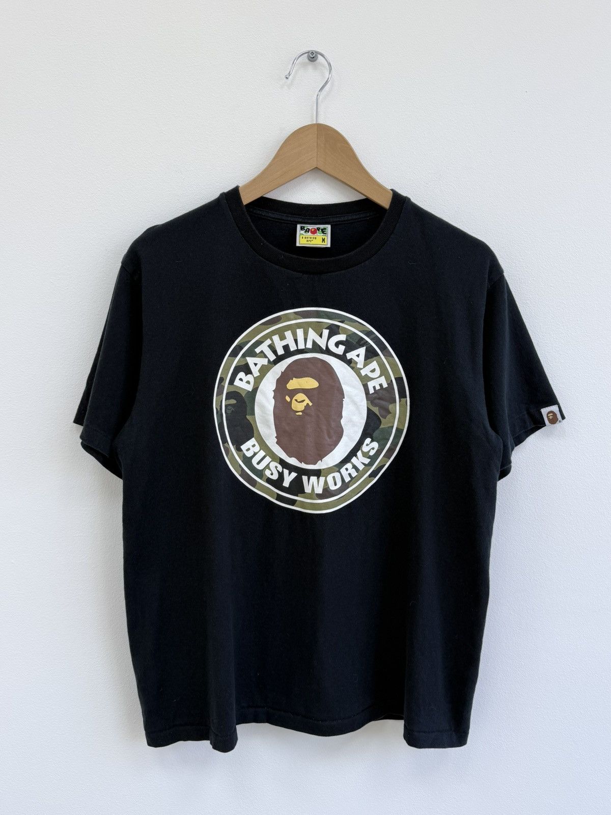 Bape Bape Black Graphic T-Shirt Size US M / EU 48-50 / 2 - 1 Thumbnail