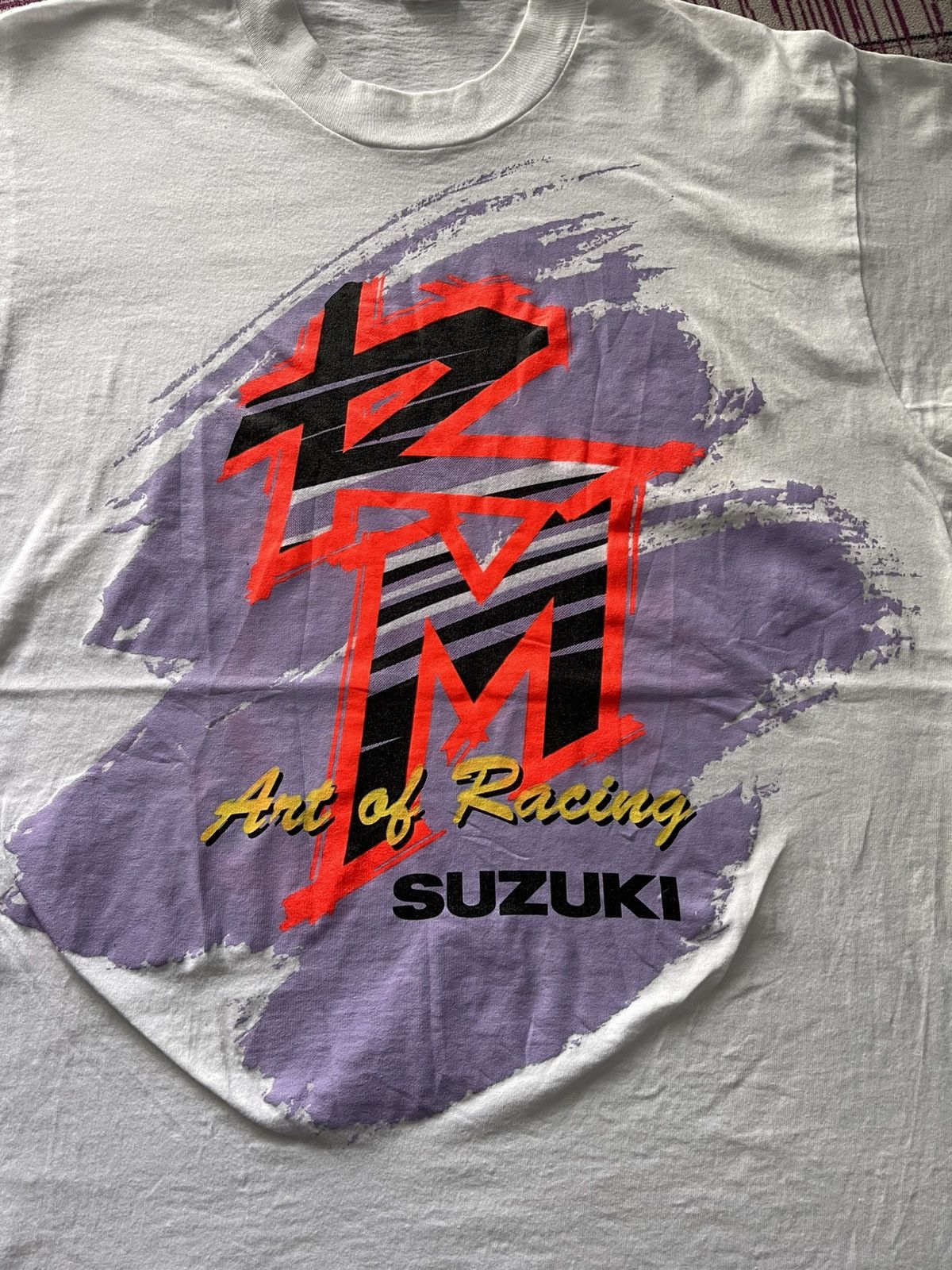 Vintage VINTAGE 90S SUZUKI ART OF RACING SPELL OUT VERY RARE Size US M / EU 48-50 / 2 - 2 Thumbnail