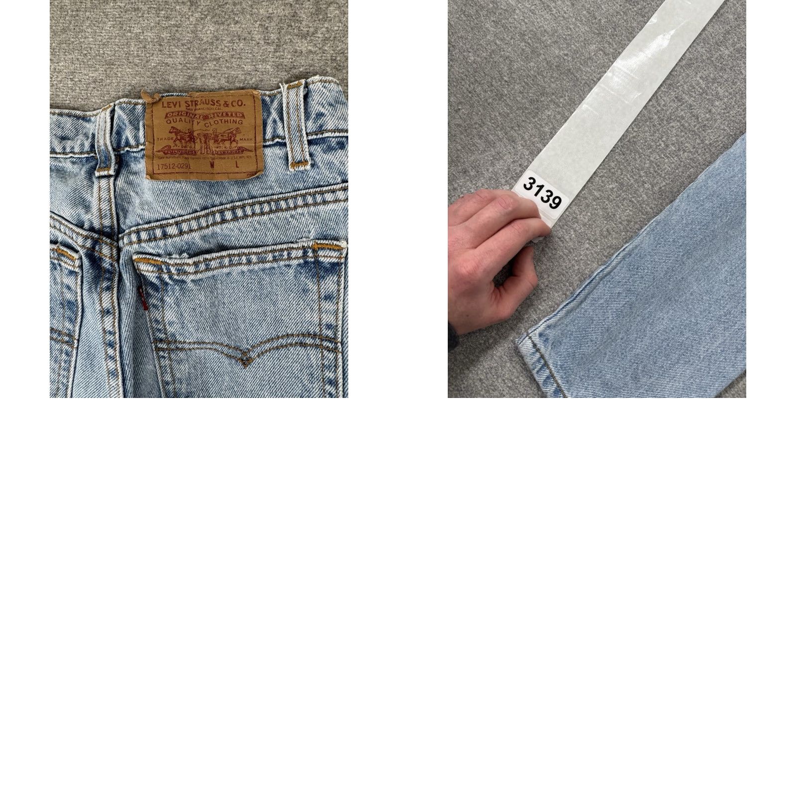 Levi's VINTAGE Levi's 17512-0291 Jeans Womens 5 Blue Denim High Waisted 24x28 Made In USA Size 27" / US 4 / IT 40 - 9 Thumbnail