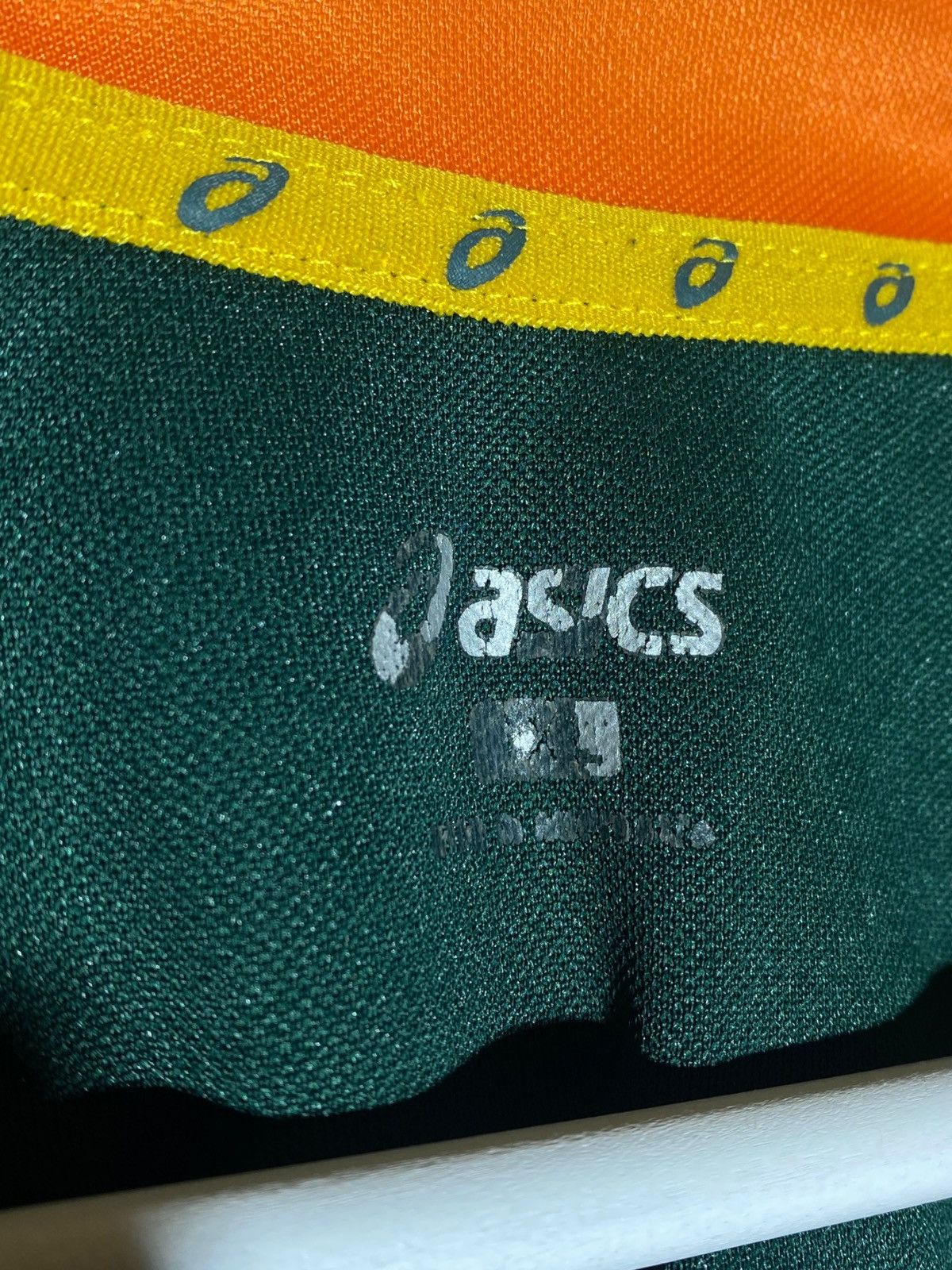 Asics South Africa Springbok Sevens Rugby Jersey Size US XL / EU 56 / 4 - 18 Thumbnail