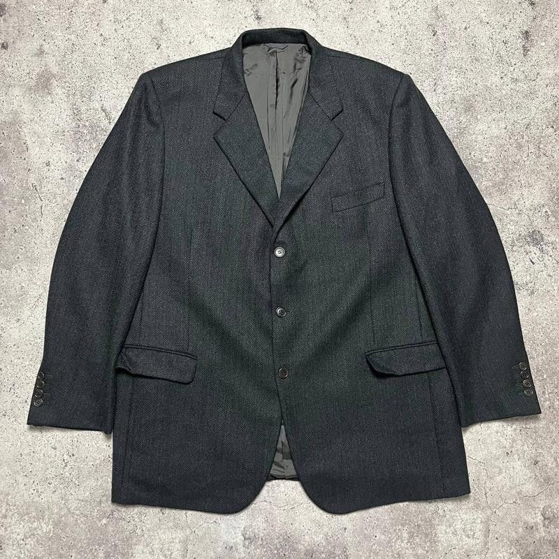 Davide Cenci Vintage Davide Cenci Wool Black Blazer Sport Coat Size 2XL Size 54L - 1 Thumbnail