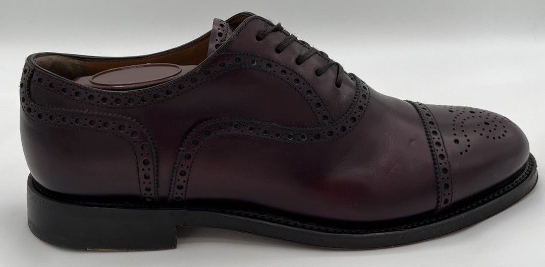 Brooks Brothers Brooks Brothers Golden Fleece Burgundy Leather Oxfords 8D Size US 8 / EU 41 - 6 Thumbnail