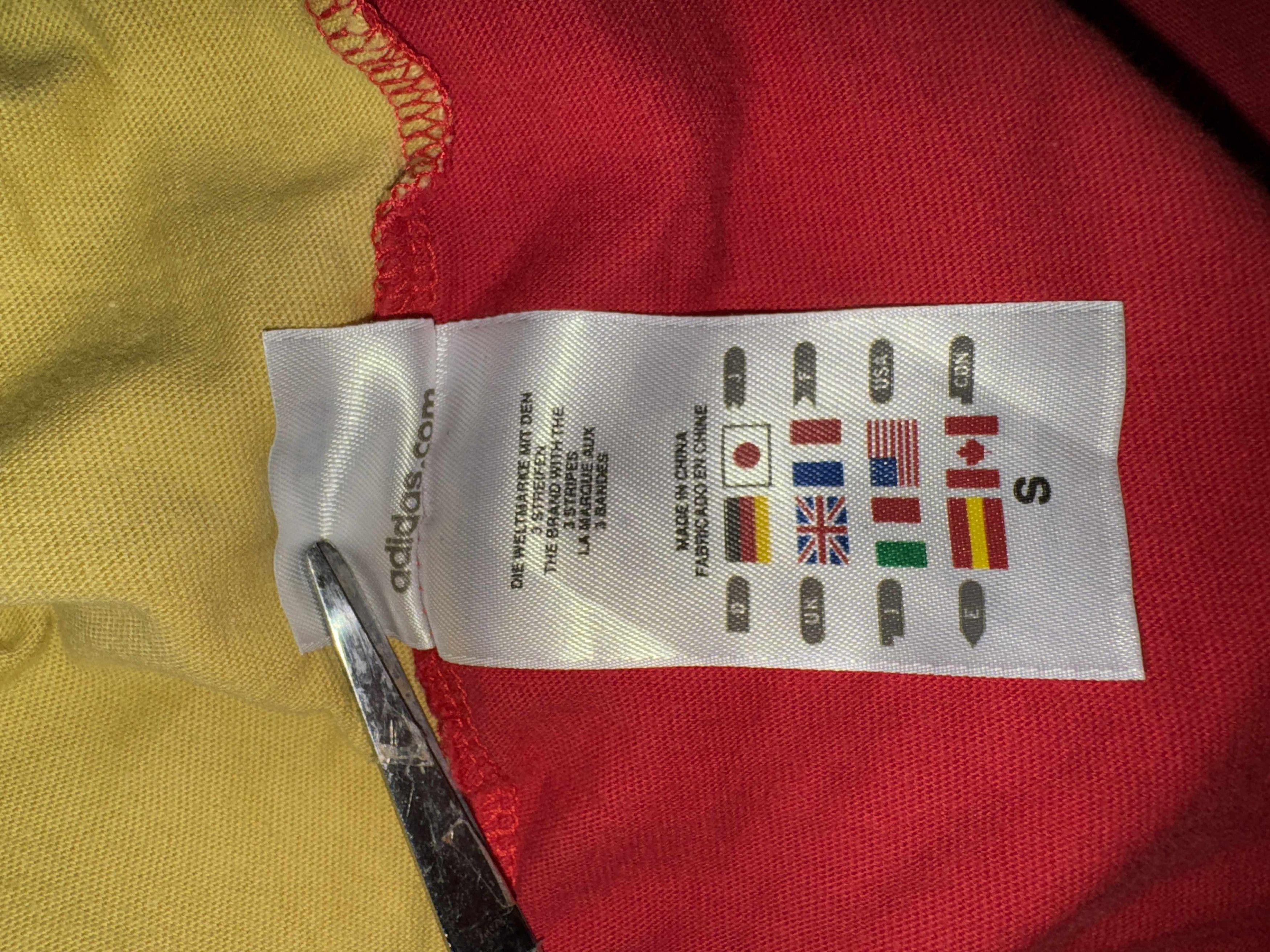Adidas Spain 2008/09 Special Football Cotton t-Shirt double face Size US S / EU 44-46 / 1 - 6 Thumbnail