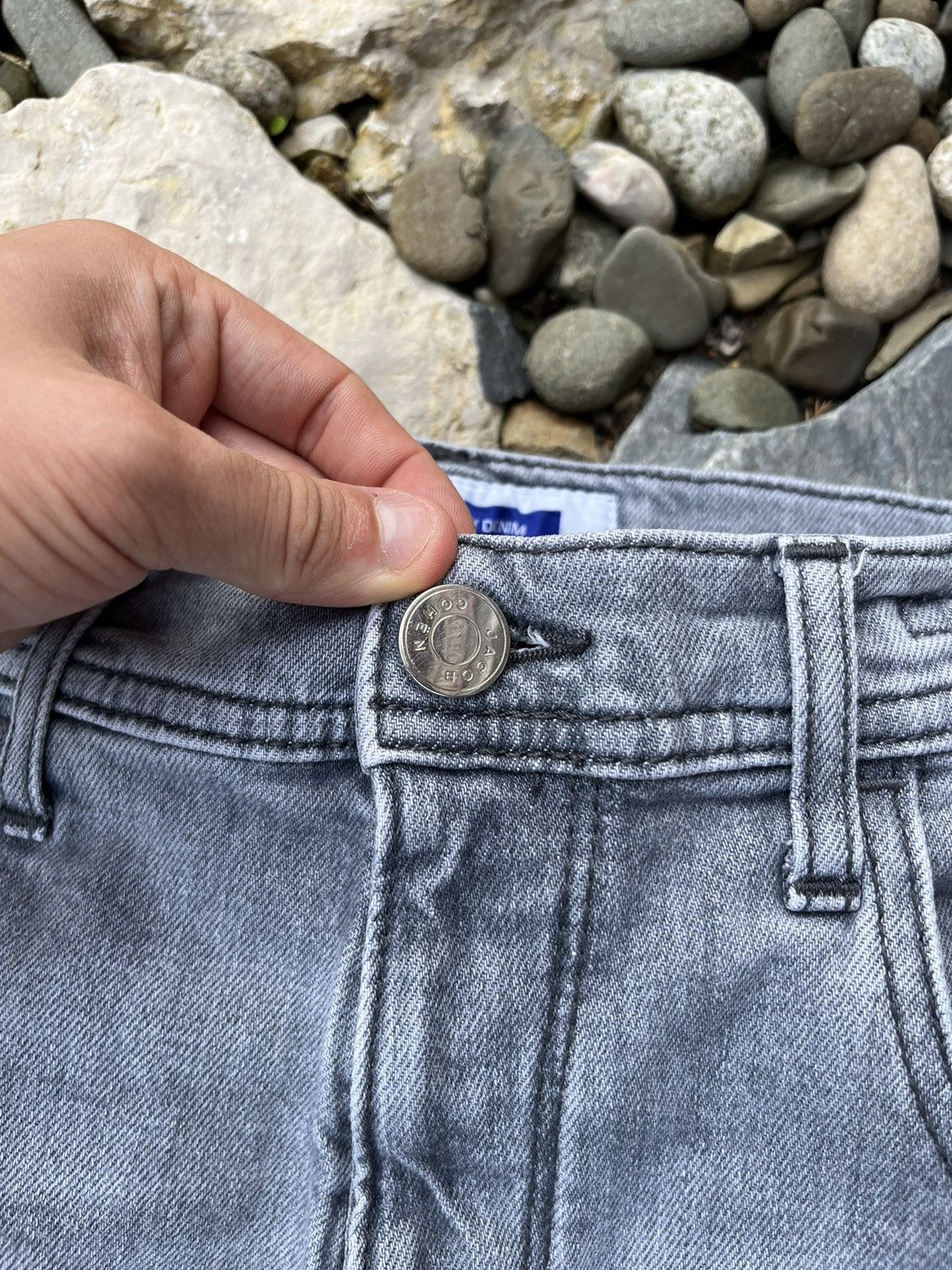 Jacob Cohen Jacob Cohën light grey handmade jeans denim pants trousers Size US 31 - 12 Thumbnail