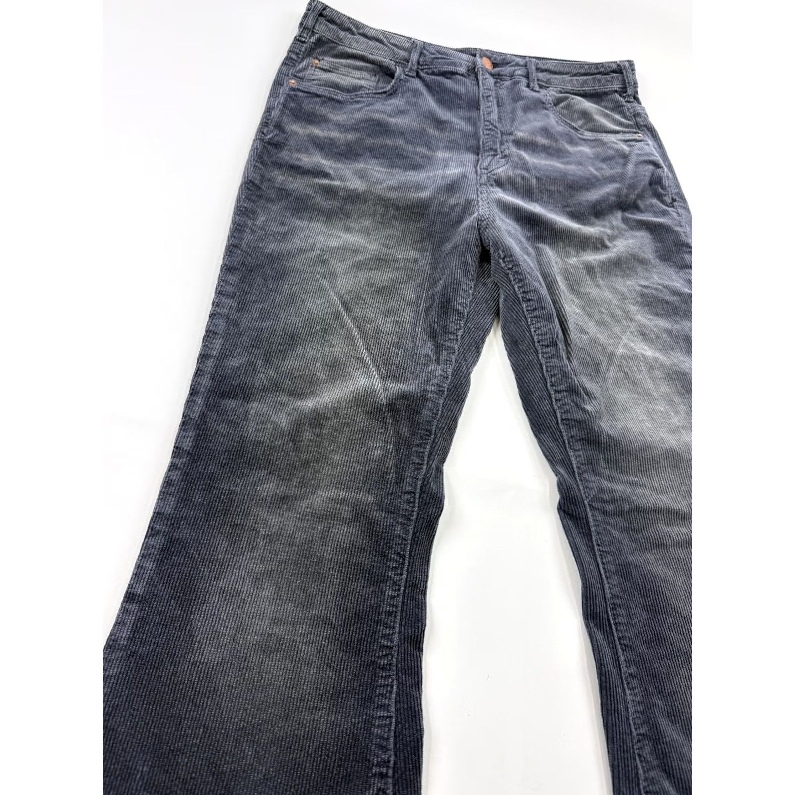 J.Crew J.Crew Pants Womens 31 Gray City Fit Corduroy Flare Leg 5 Pocket Stretch Casual Size 24" / US 00 / IT 34 - 2 Thumbnail