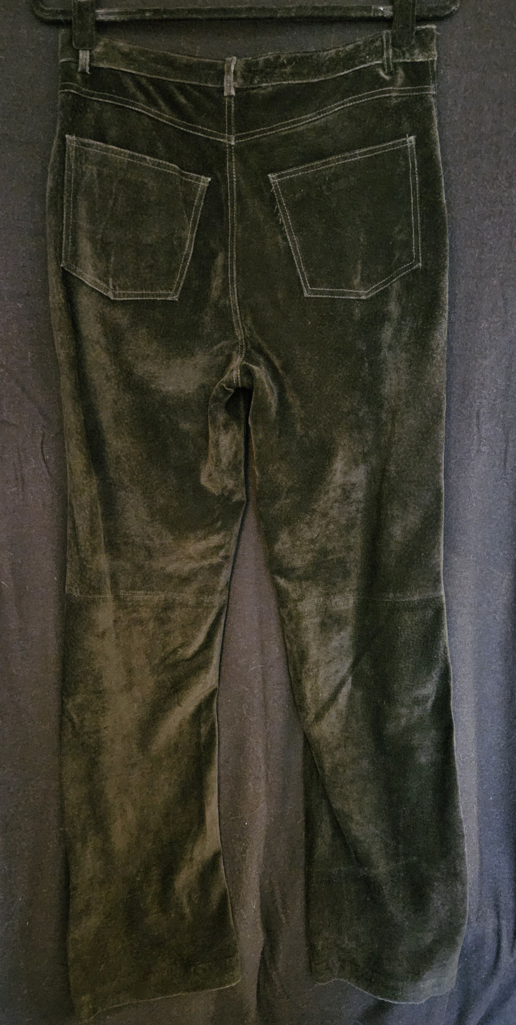 Other Vintage 90's black suede pants Size 32" / US 10 / IT 46 - 2 Thumbnail