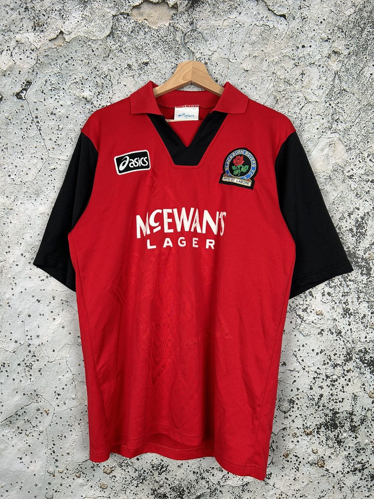 Asics Vintage Asics Blackburn Rovers FC Soccer Jersey 90s Rare Size US M / EU 48-50 / 2 - 1 Thumbnail