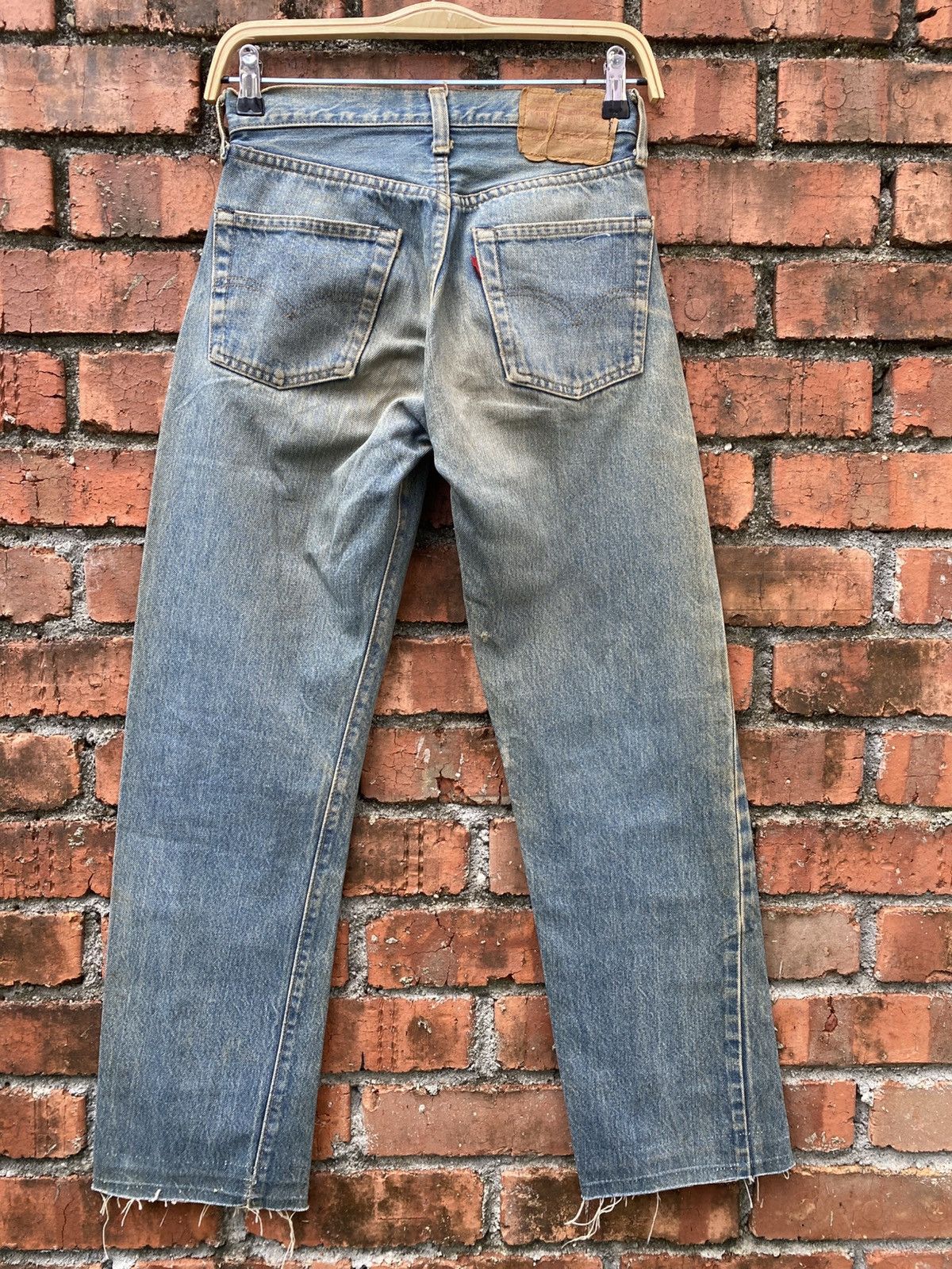 Levi's Vintage Clothing W27x28.5 Vintage levi's 501 redline cut off made in USA #524 Size 27" / US 4 / IT 40 - 2 Thumbnail