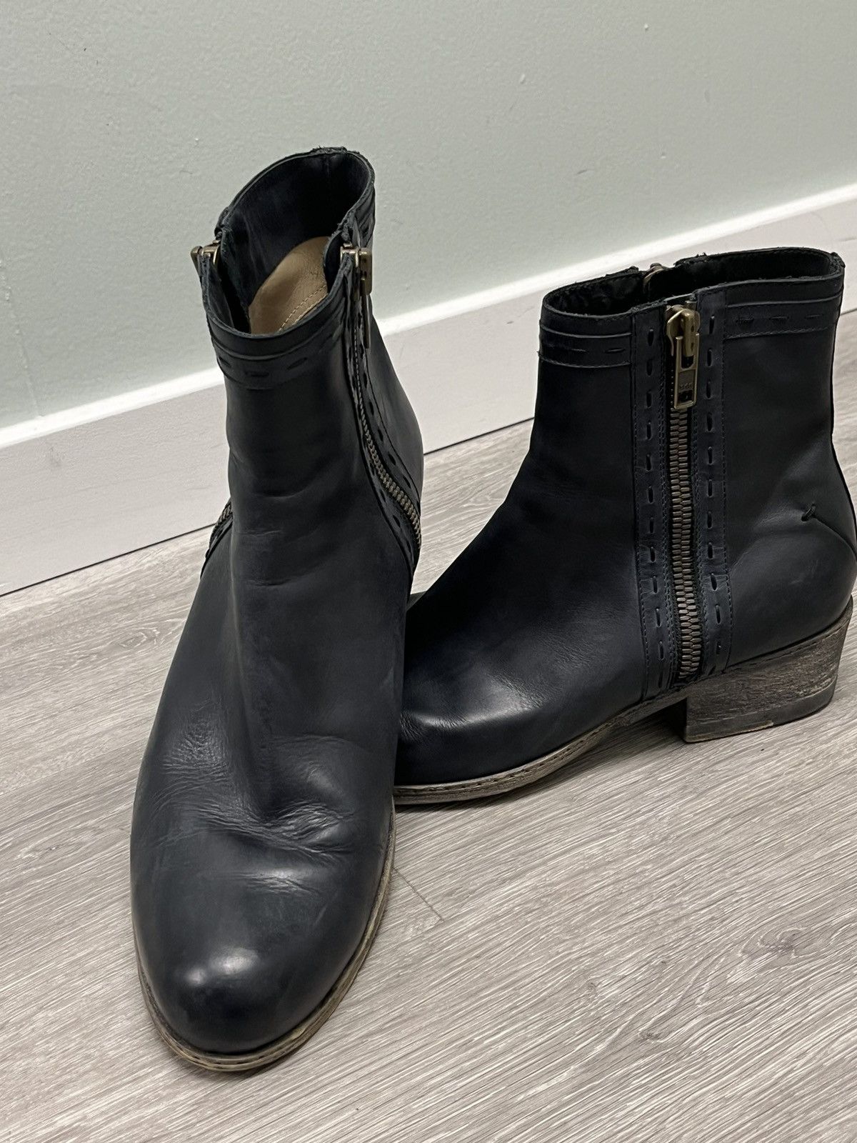 Costume National Double Zip Boot. Size US 8.5 / EU 41-42 - 4 Thumbnail
