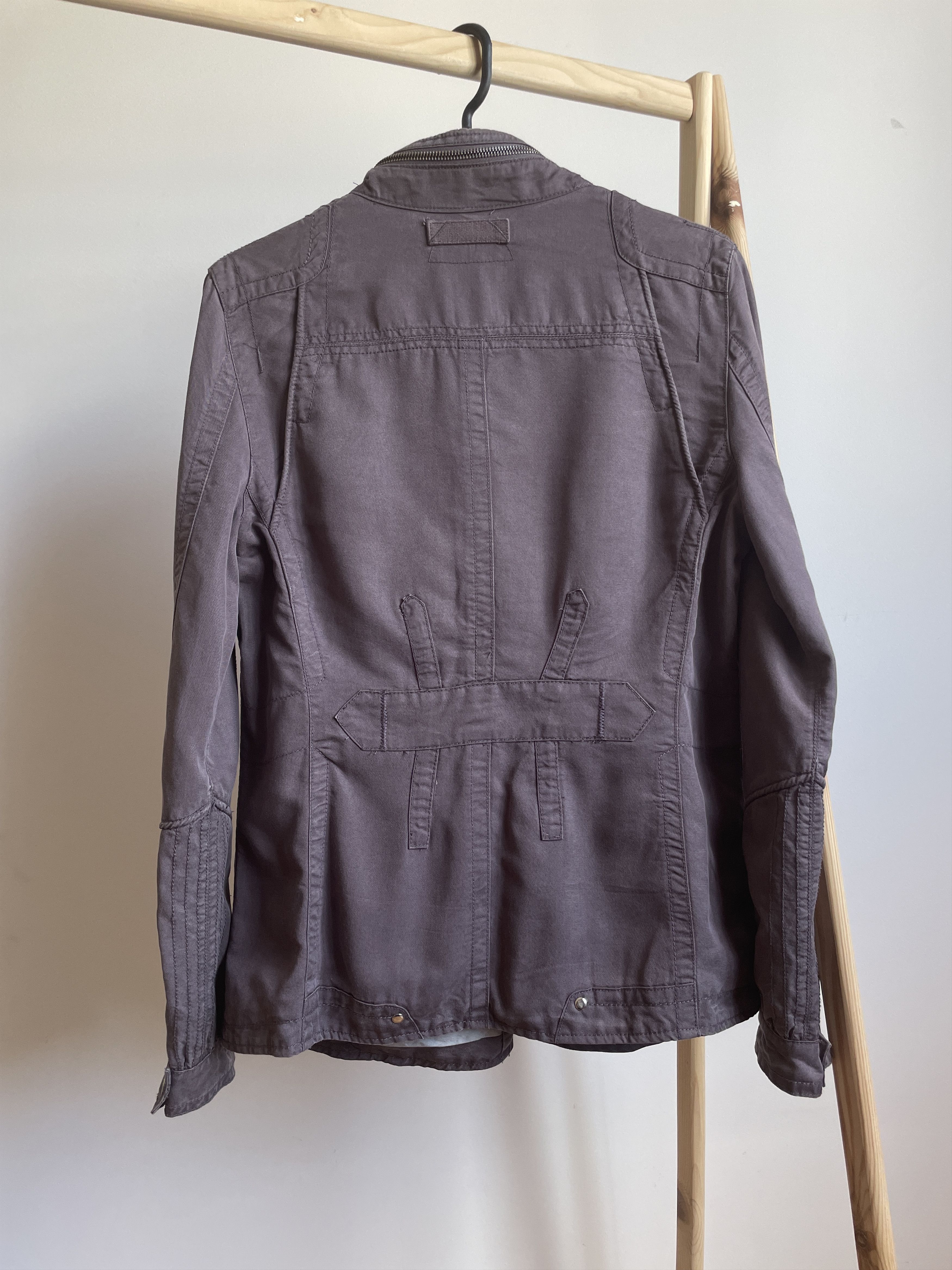 Zadig & Voltaire Zadig & Voltaire Womens Lyocell Military Jacket Size L Size L / US 10 / IT 46 - 2 Thumbnail