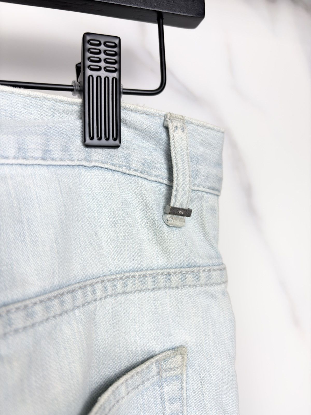 Dior SS08 Dior Homme Distressed Faded Dirty Blue Denim Jeans KVA Size US 28 / EU 44 - 5 Thumbnail