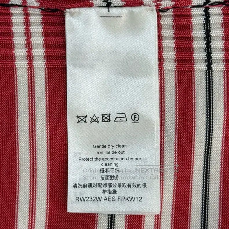 Louis Vuitton Louis Vuitton Red stripe badge logo mulberry silk vest Size XS / US 0-2 / IT 36-38 - 6 Thumbnail