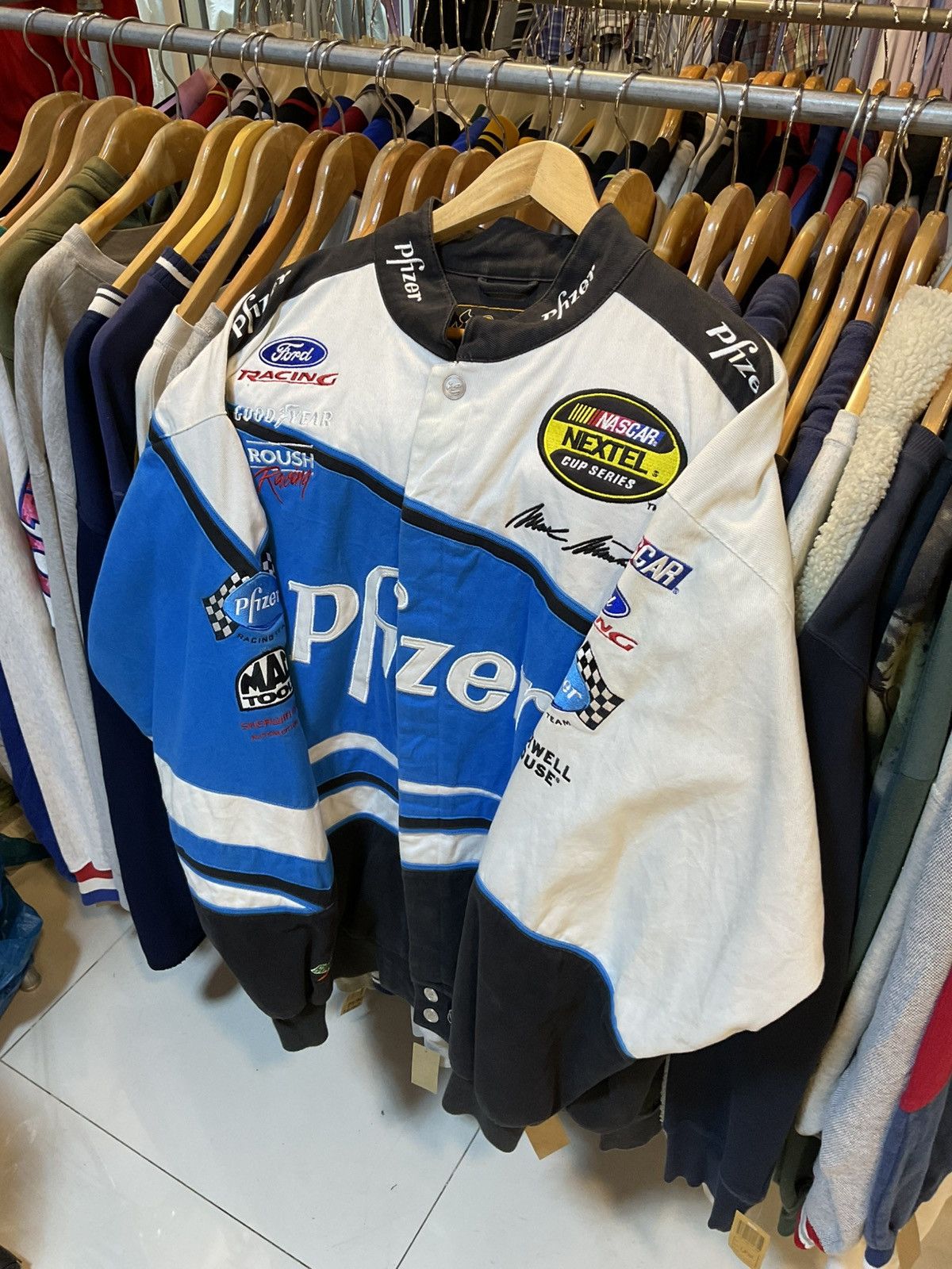 Other Vintage Nascar Phizer Racing Jacket Size US XL / EU 56 / 4 - 1 Thumbnail