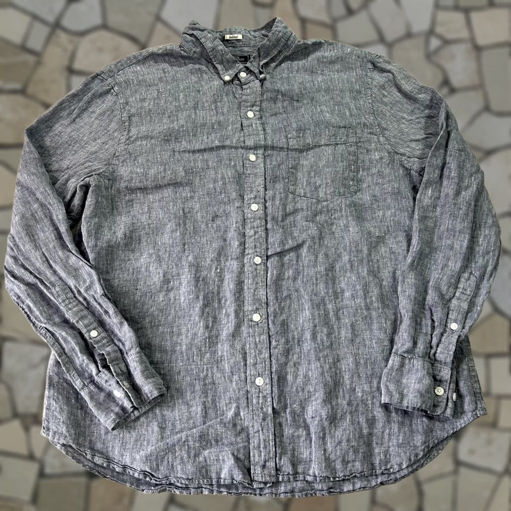 Reyn Spooner Reyn Spooner Shirt Mens XL Blue 100% Linen Button-Down Tailored Long Sleeve Size US XL / EU 56 / 4 - 1 Thumbnail
