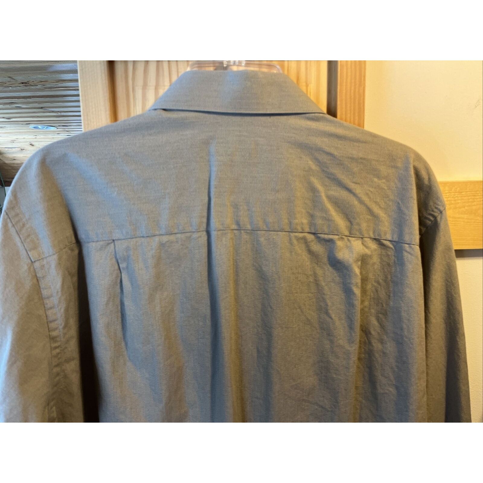 Calvin Klein Calvin Klein Men’s M 15.5 32/33 Brown Khaki LS Cotton Shirt Size US M / EU 48-50 / 2 - 12 Thumbnail