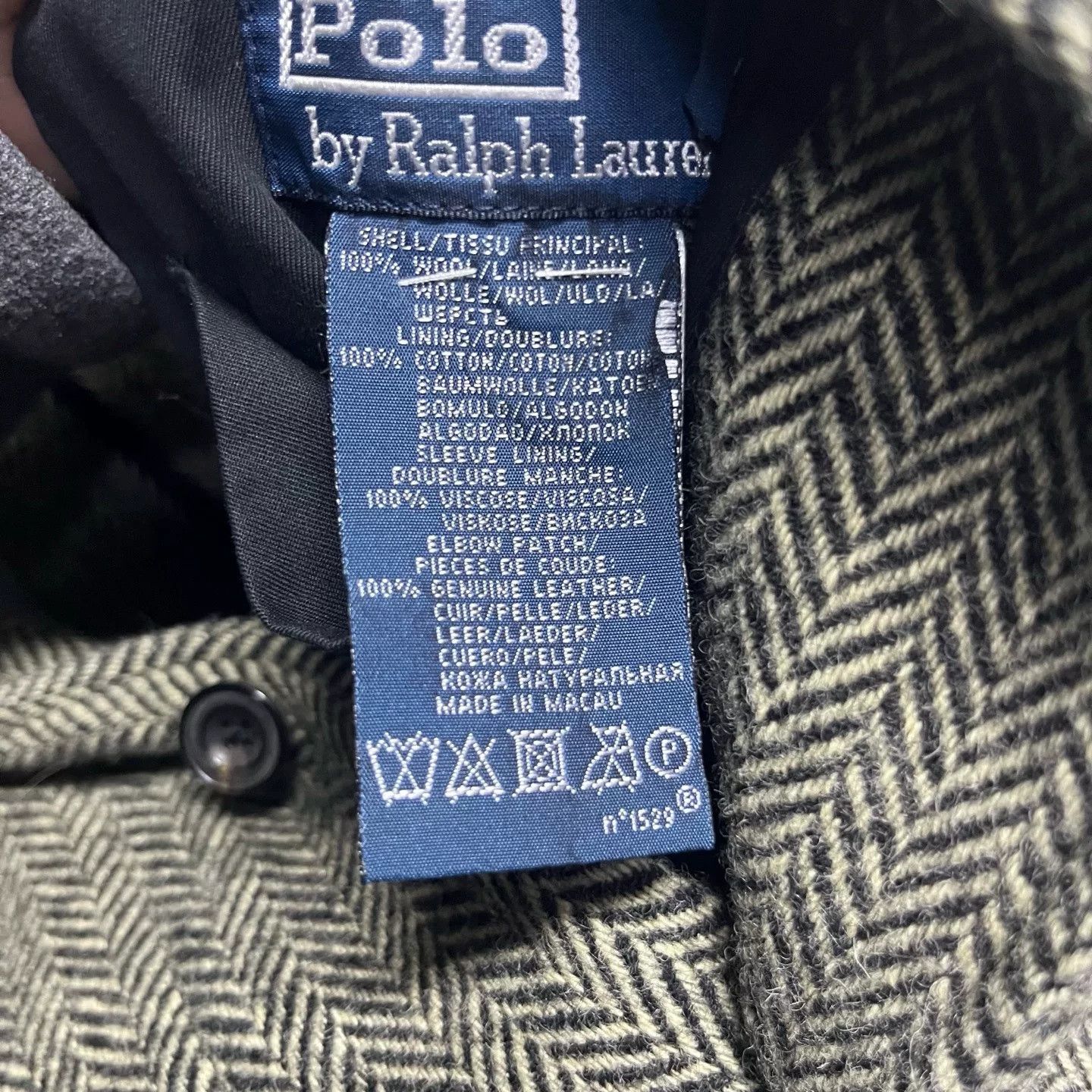 Polo Ralph Lauren Classic Gray Wool Casual Jacket Size US XXS / EU 40 - 4 Thumbnail