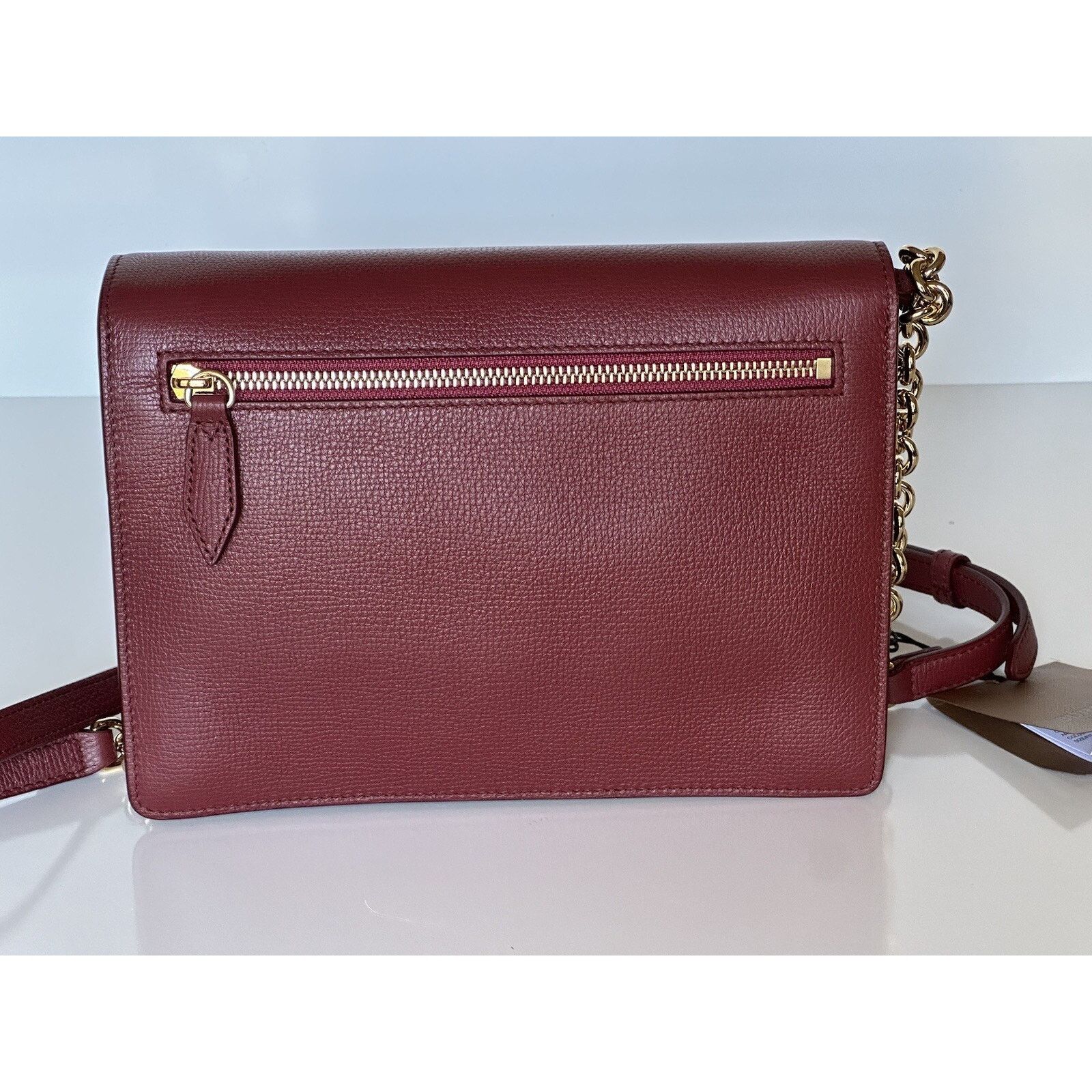 Burberry Small Macken House Check Leather Bag 8080159