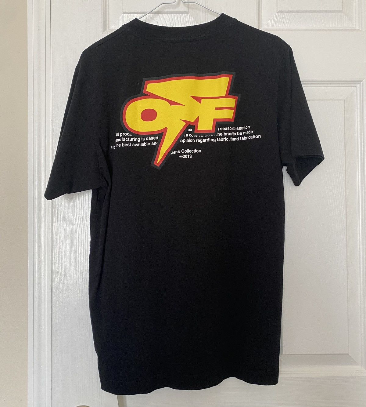 Off-White Off-White Thunder T Shirt Size Medium Size US M / EU 48-50 / 2 - 5 Thumbnail