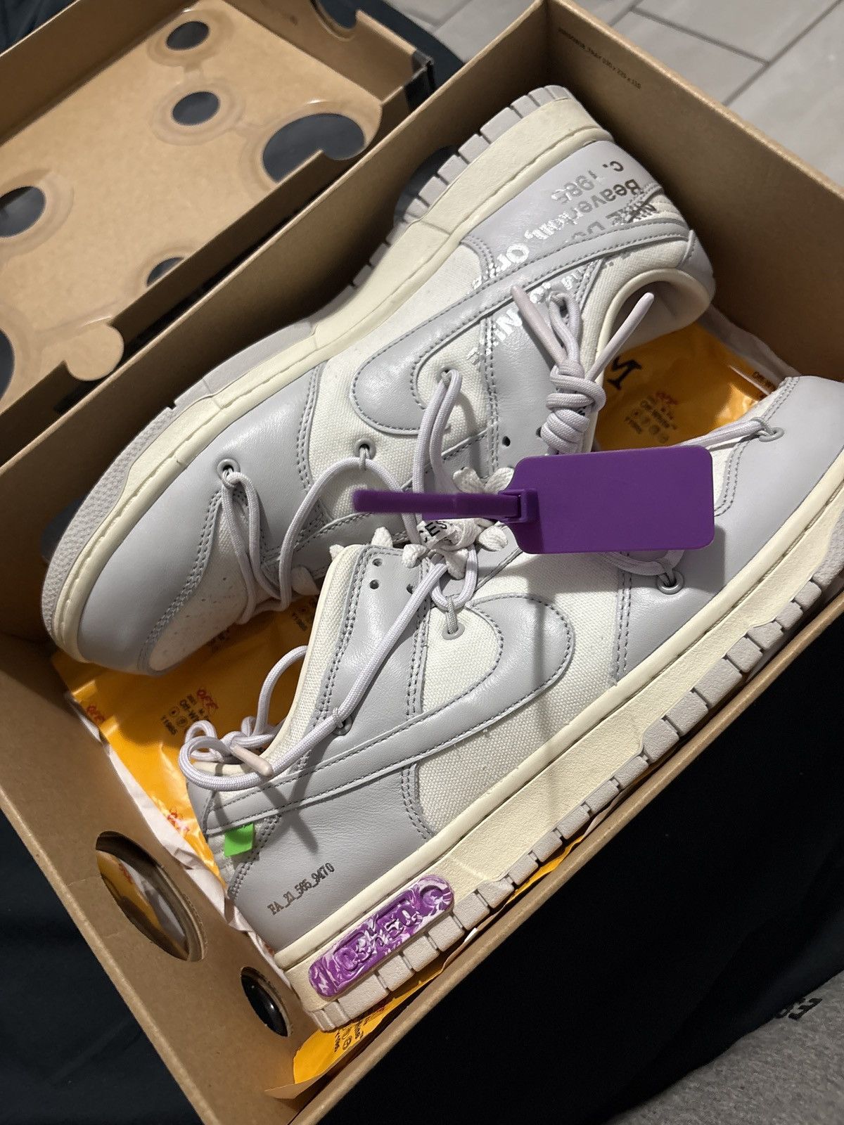 Nike × Off-White Offwhite dunks Size US 10.5 / EU 43-44 - 1 Thumbnail