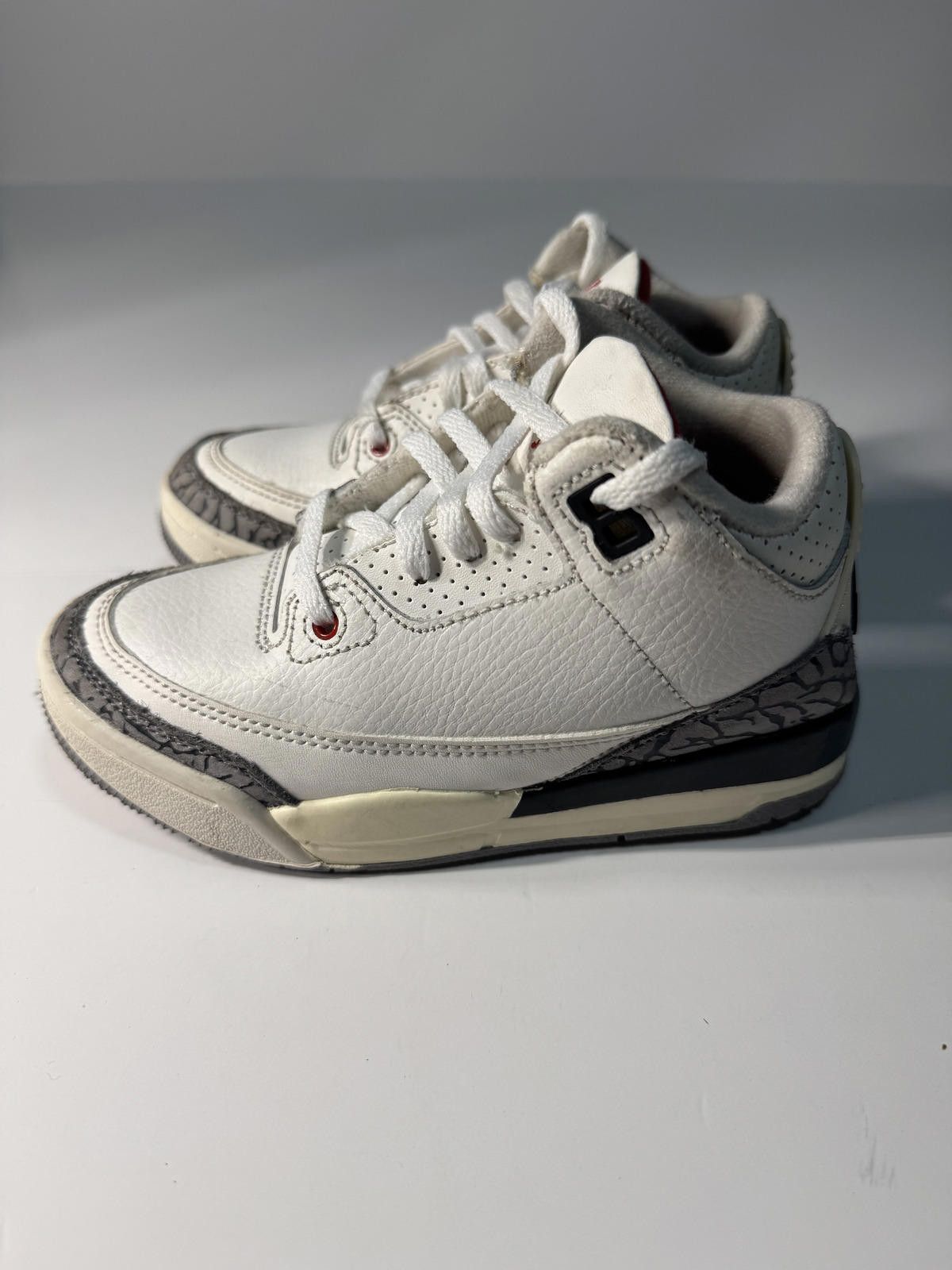 Jordan Brand Jordan Toddler White 11c White Cement Reimagined Size US 11 / EU 44 - 4 Thumbnail
