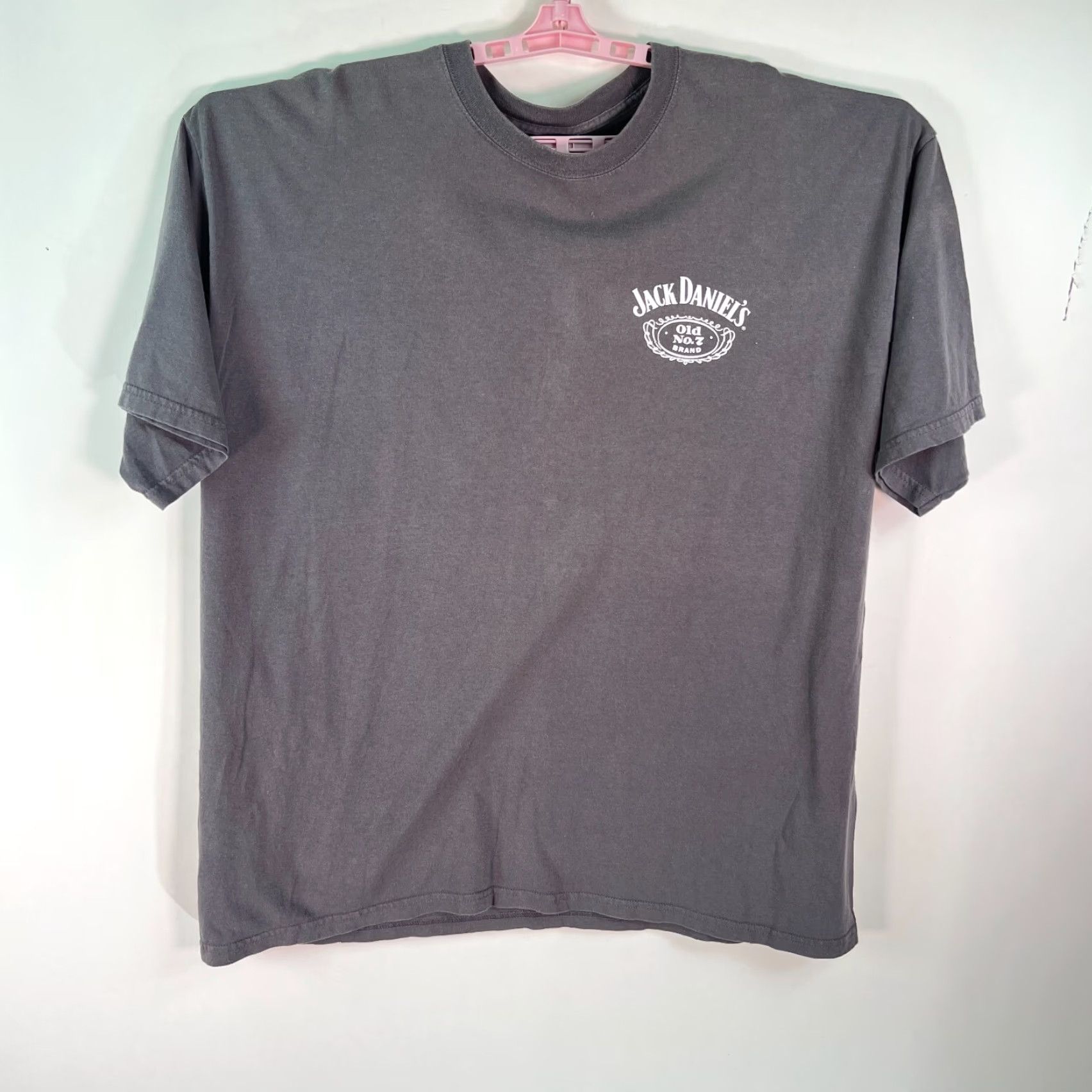 Vintage Jack Daniels Old No.7 Brand Tennessee Whiskey Shirt Mens 2X Gray Graphic Short Sleeve Crew Neck Big & Tall Mens Size US XXL / EU 58 / 5 - 3 Thumbnail