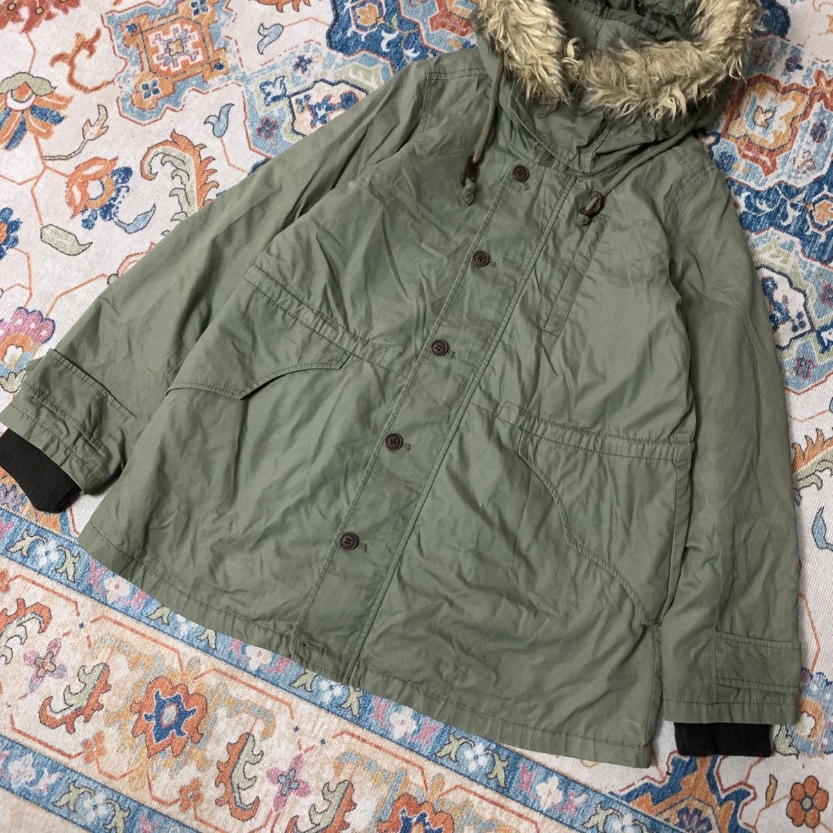 Japanese Brand Faux fur military hooded ifsix Lgb style Size US M / EU 48-50 / 2 - 3 Thumbnail