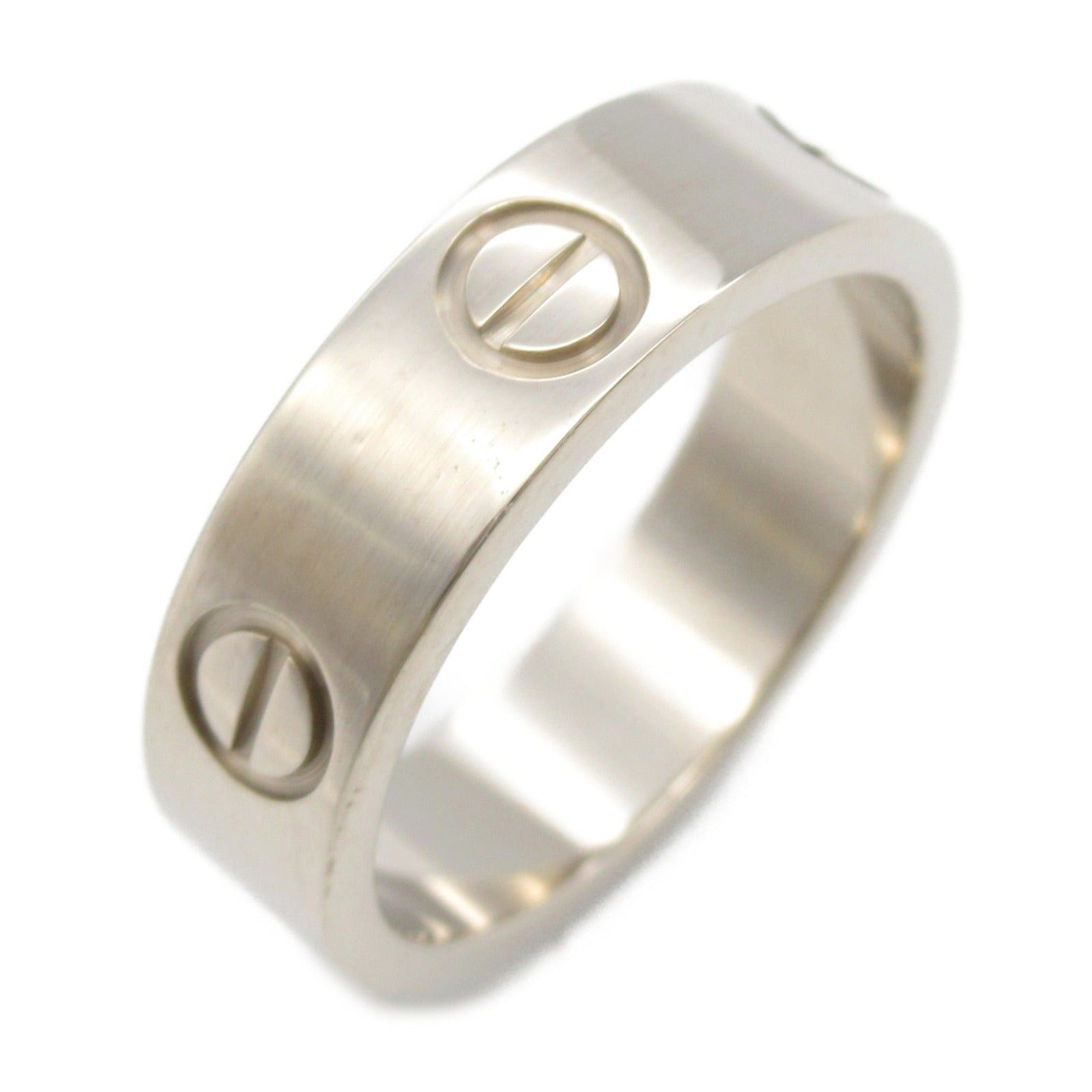 Cartier Cartier Love Ring K18Wg (White Gold) Silver Size ONE SIZE - 1 Thumbnail